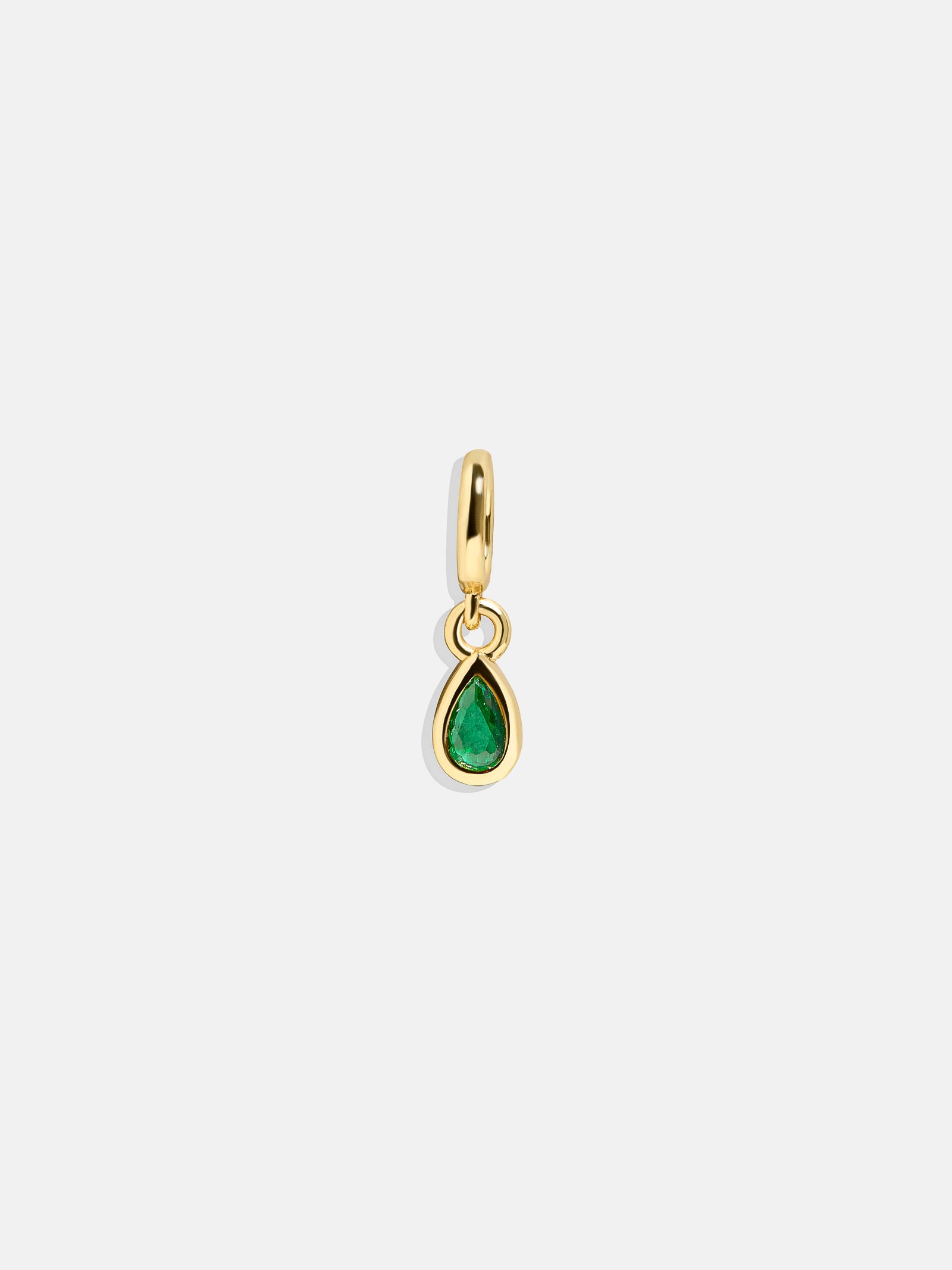 Premium Emerald Birthstone Charm Necklace