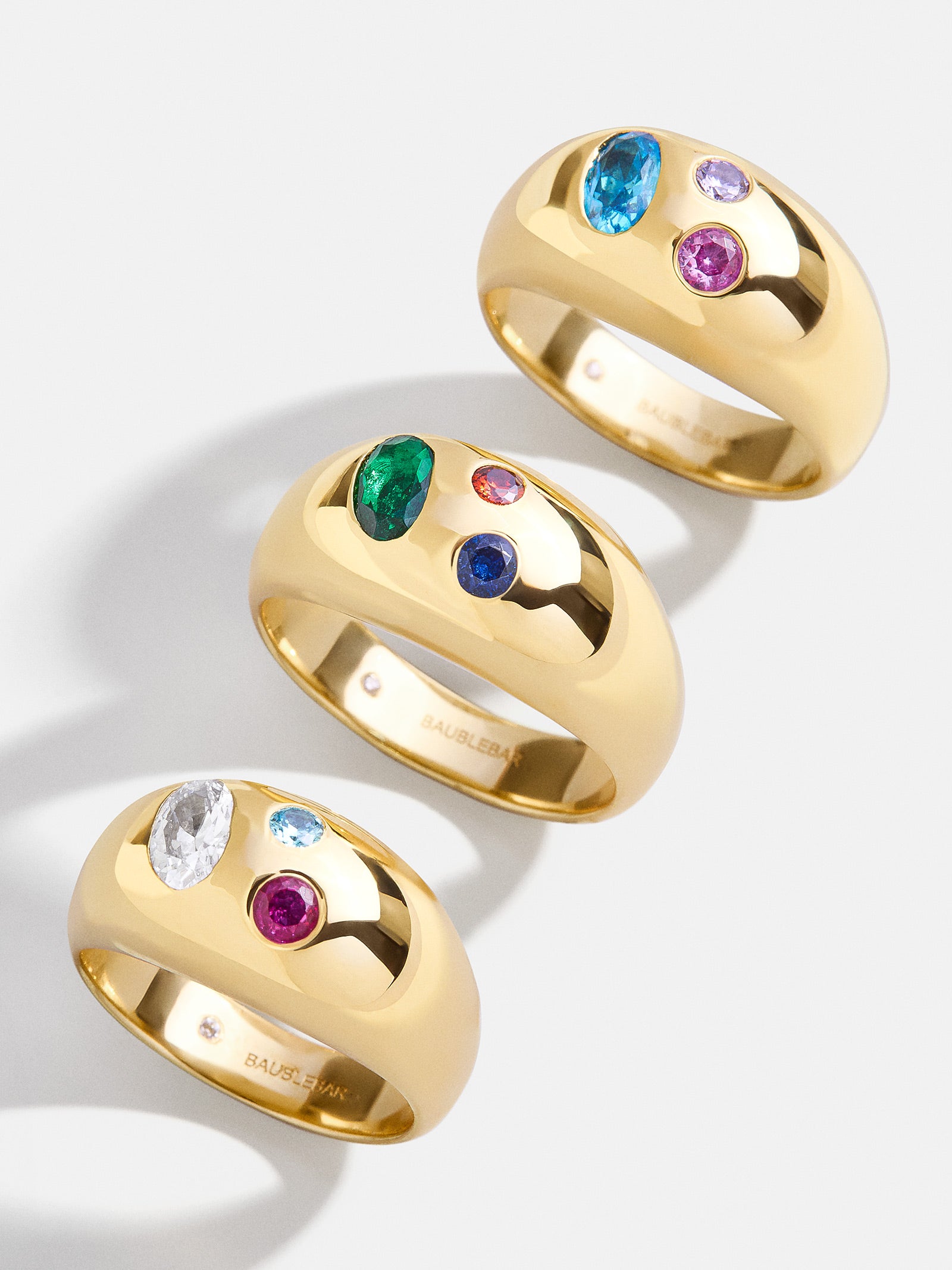 Premium 18K Gold Custom Birthstone Ring - Personalized Jewelry