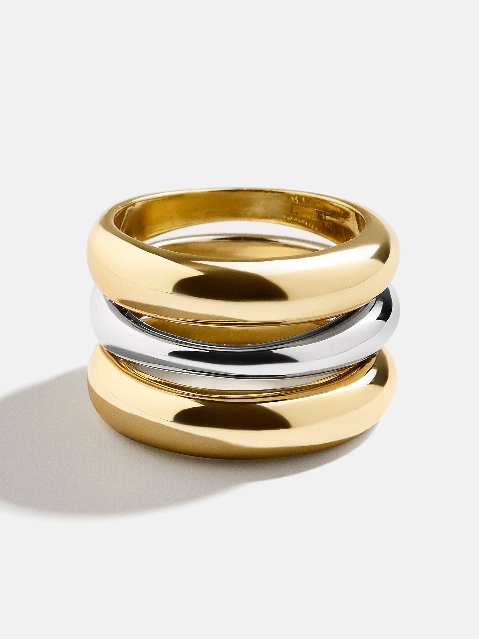 Premium Moxie Statement Ring - Gold & Silver Mix