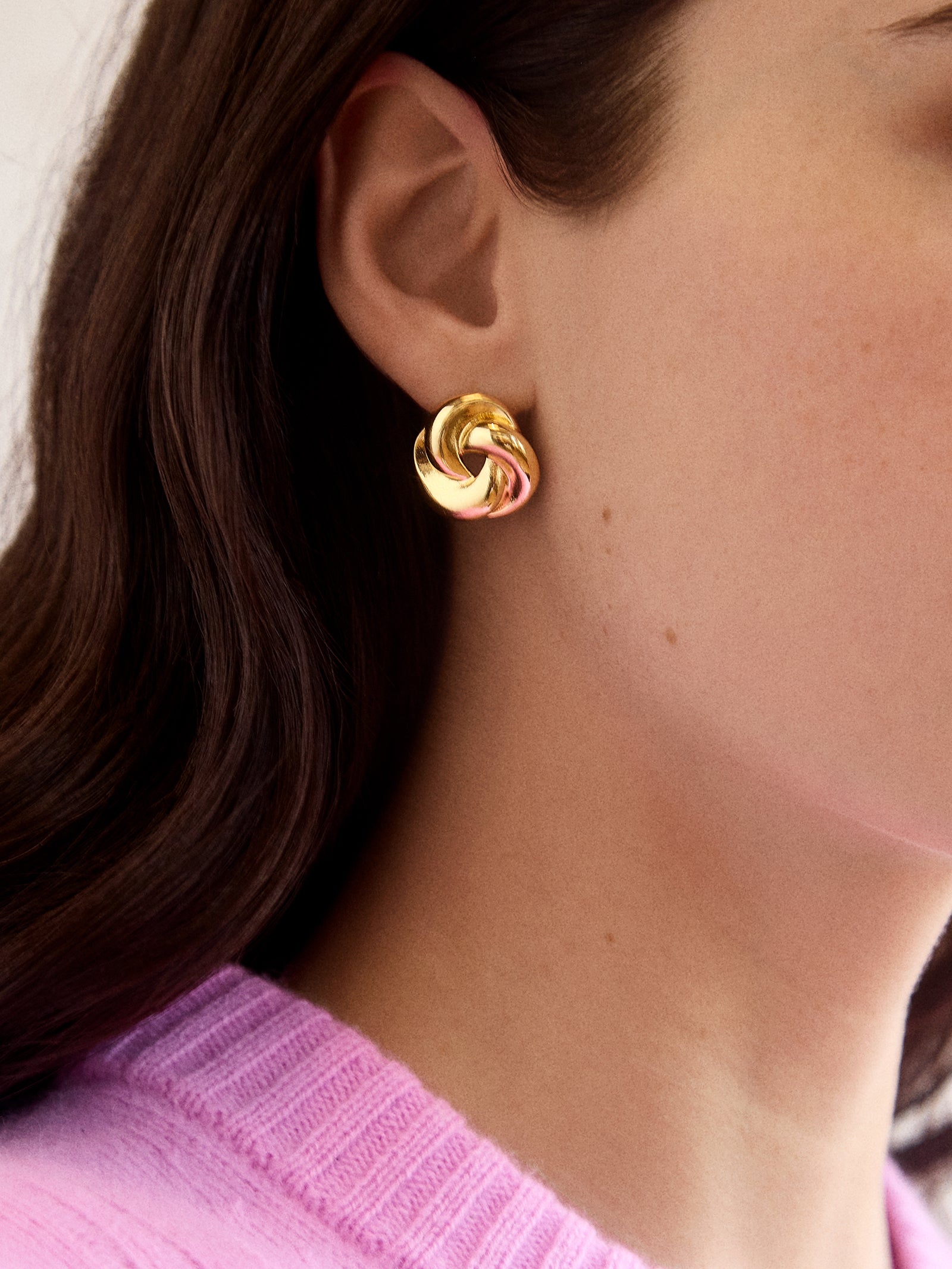 Premium Brianna Gold Knot Earrings - Ultimate Style Upgrade