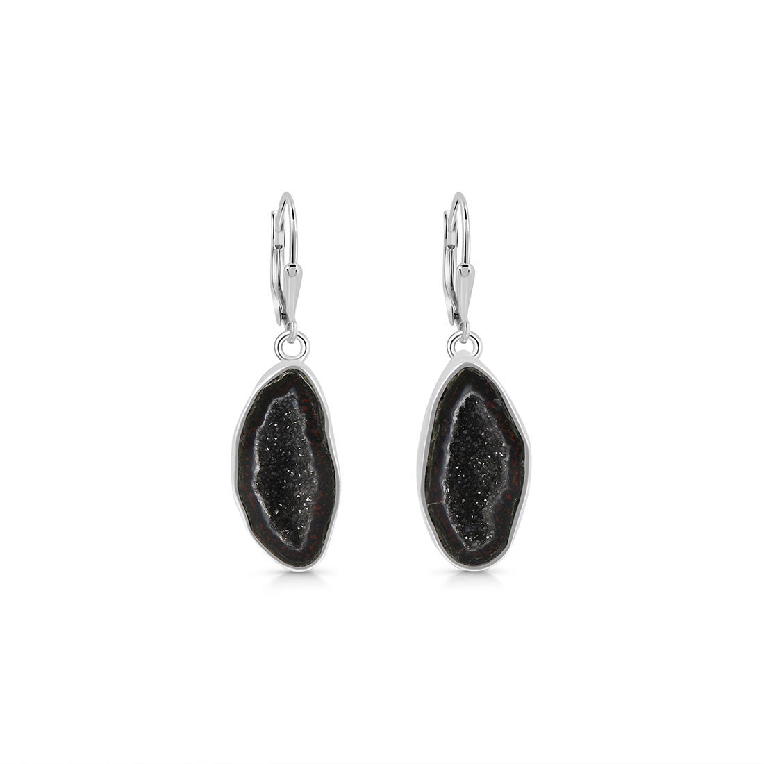 Premium Statement Coconut Geode Earrings - Ultimate Elegance