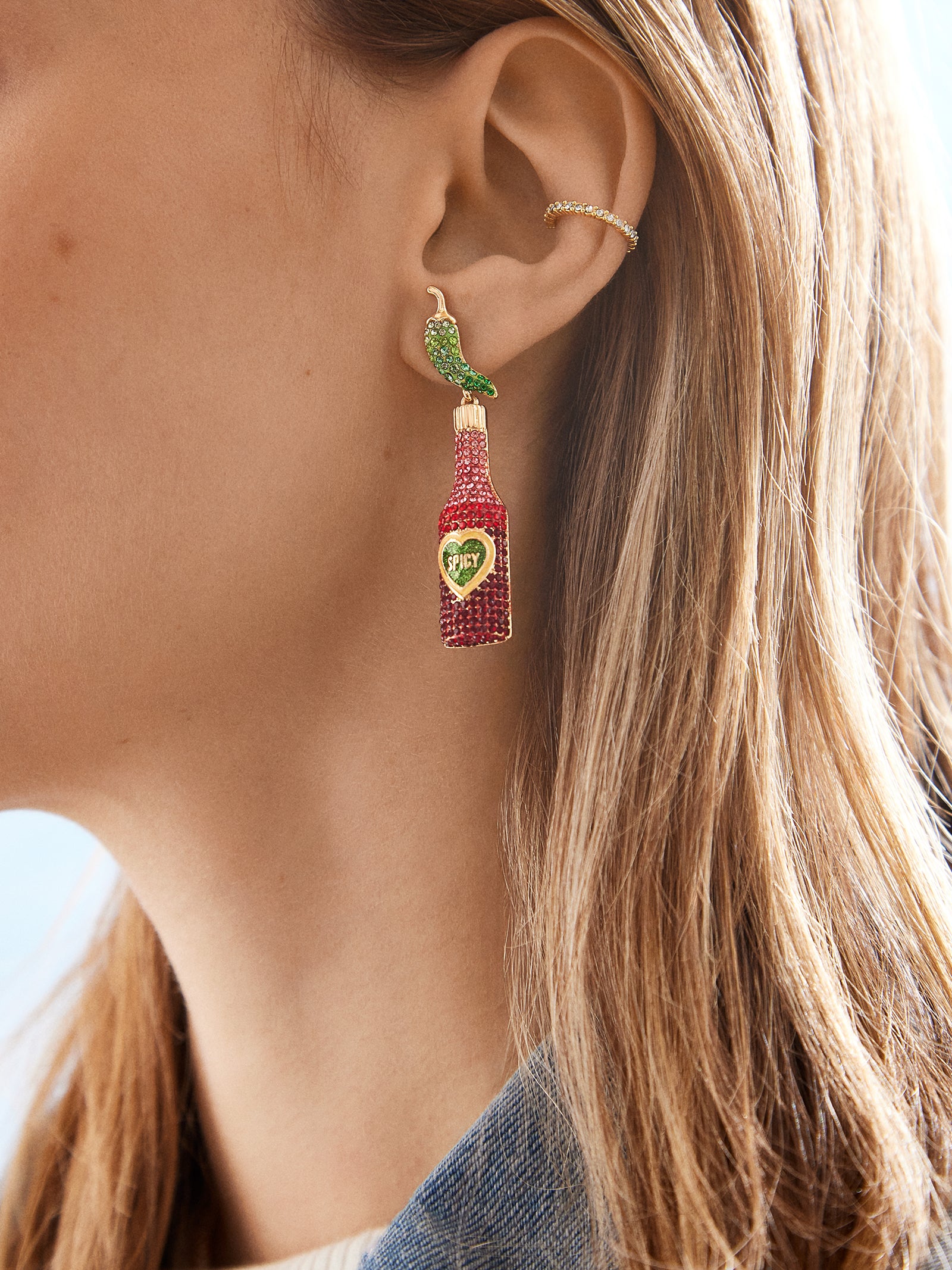 Premium Hot Sauce Statement Earrings - Ultimate Style Upgrade