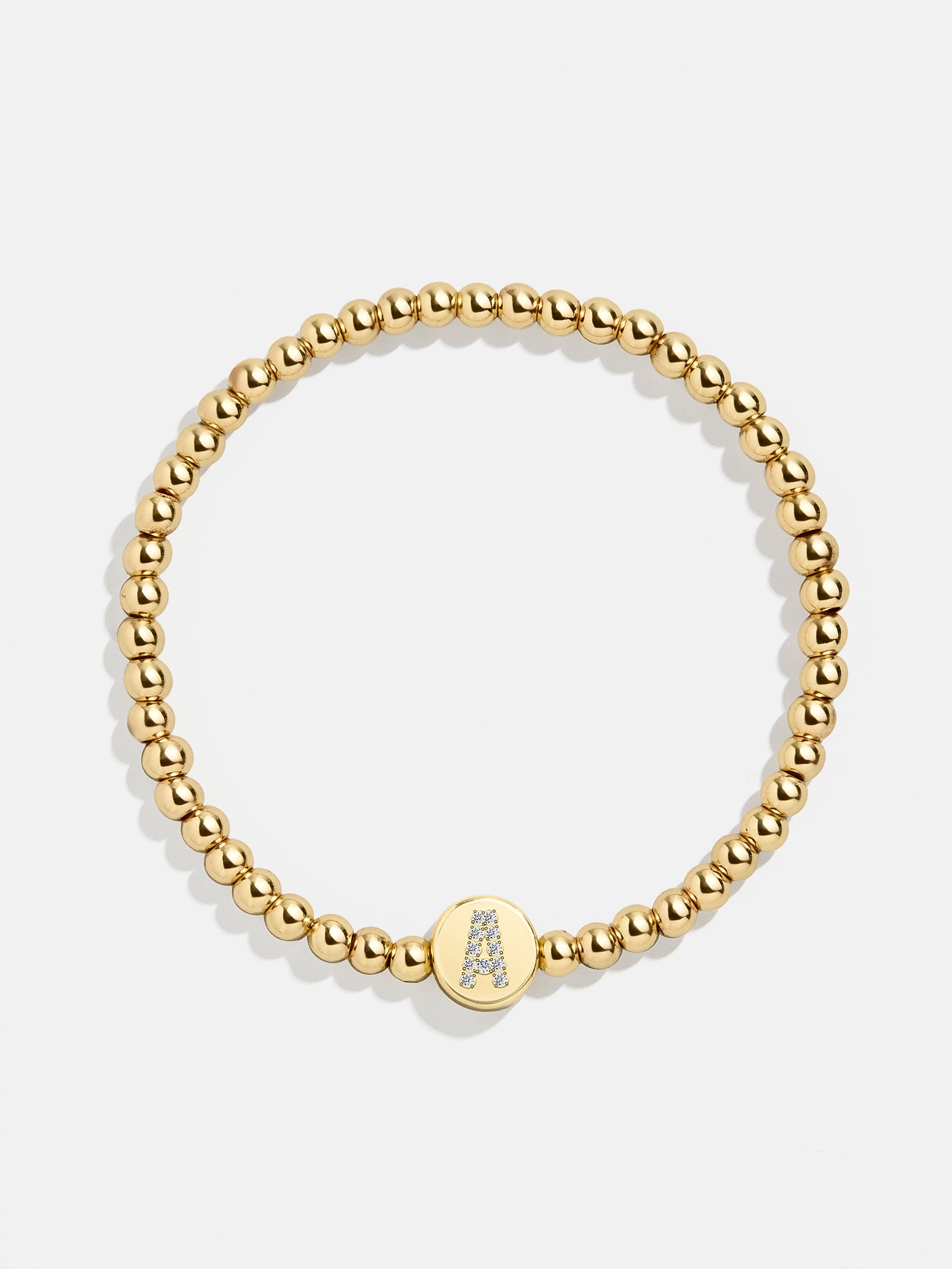 Premium Carmen Initial Disc Pisa Bracelet - Gold | Personalized Style