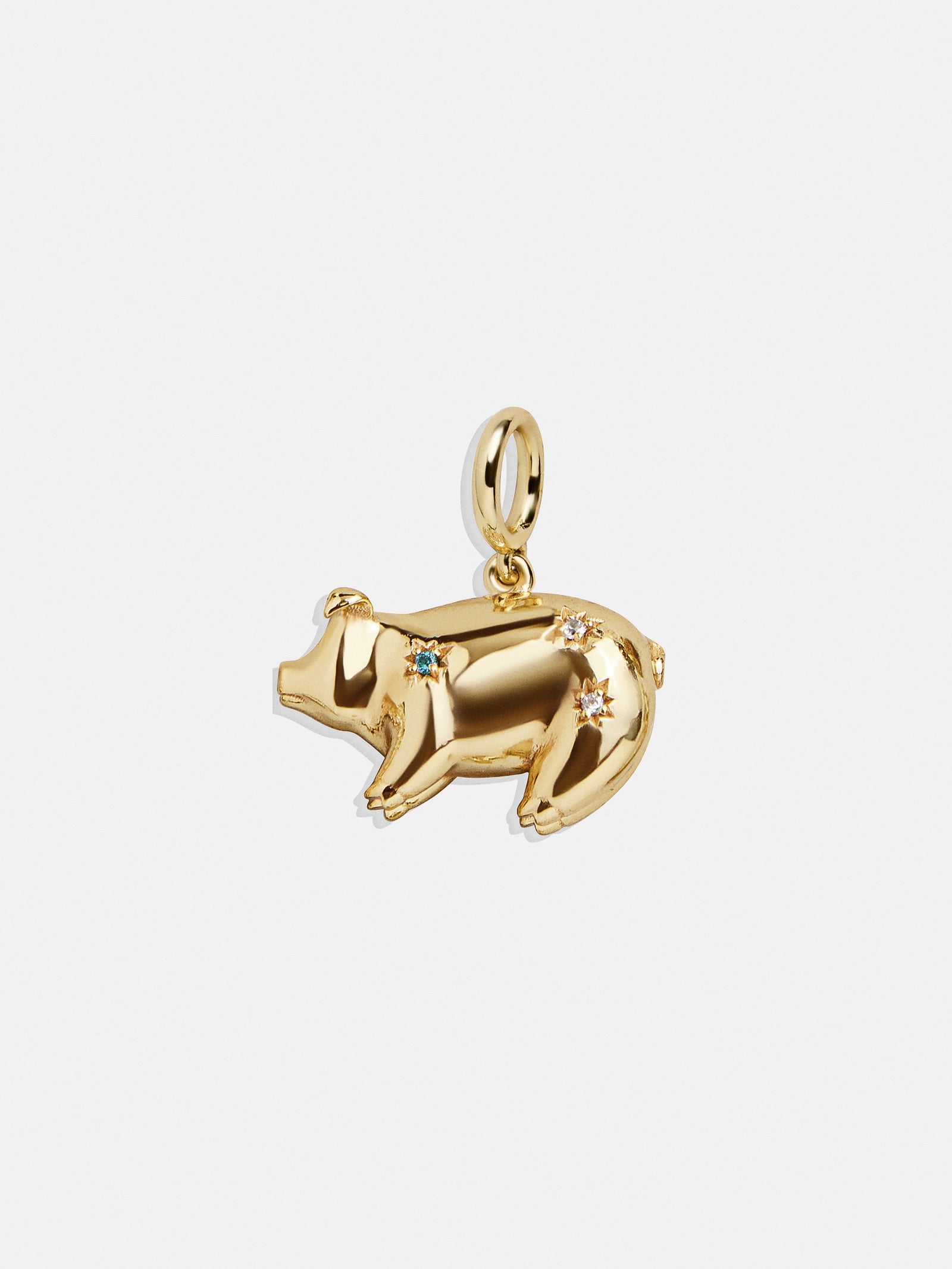 Premium Piggie Cluster Charm Necklace - Fun & Stylish