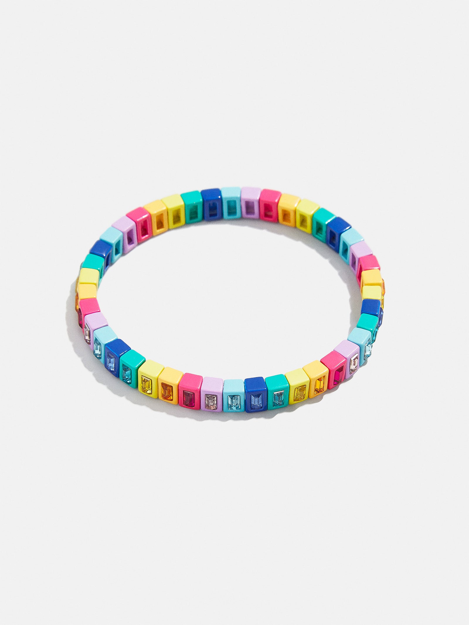 Premium Mary Kate Stretch Bracelet - Multi Color Enamel Beads