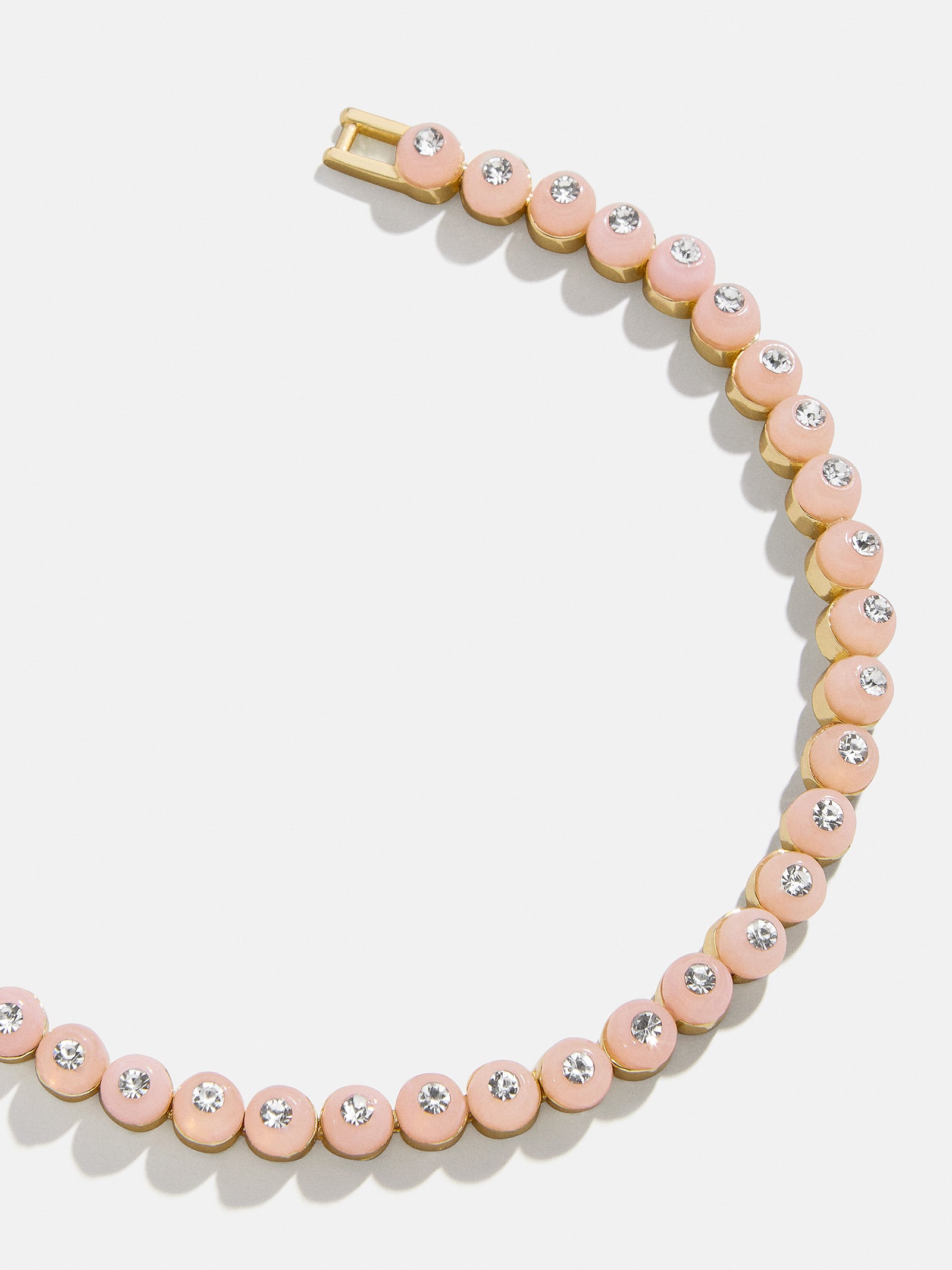 Premium Brielle Tennis Bracelet - Blush Elegance