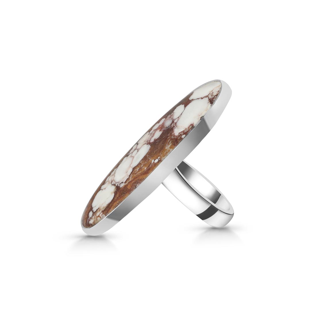 Premium Wild Horse Jasper Adjustable Ring - Ultimate Style & Comfort (WOJ-R-61)