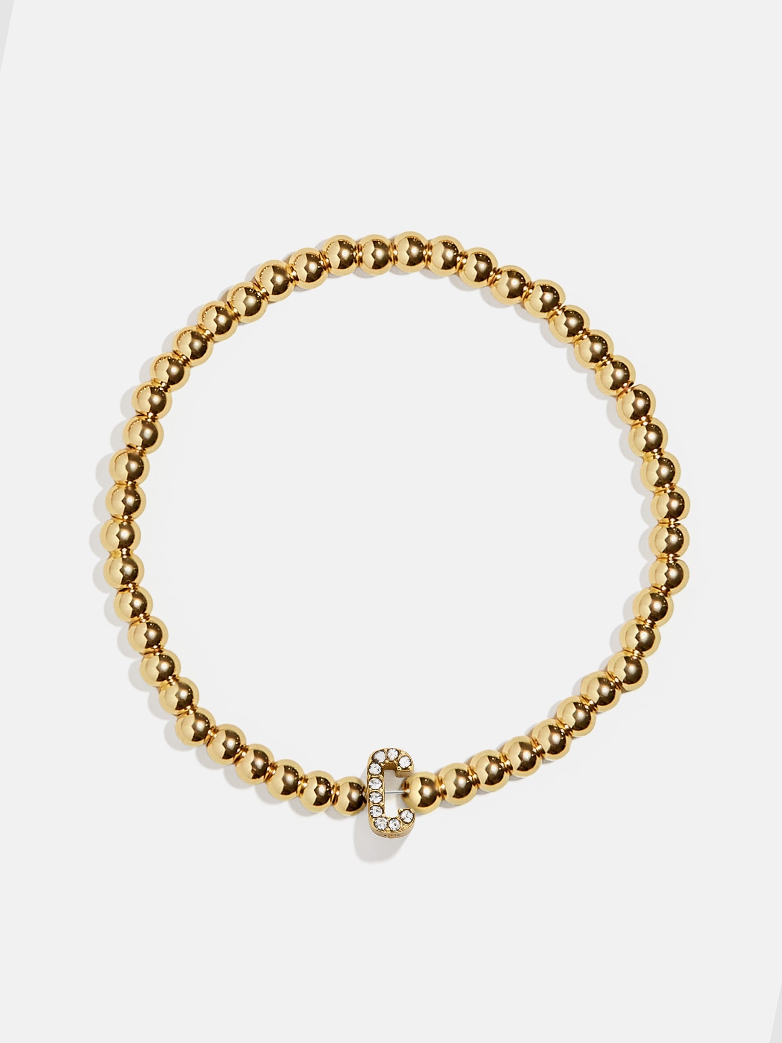 Premium Initial Pisa Bracelet - Elegant Pavé Vertical Design