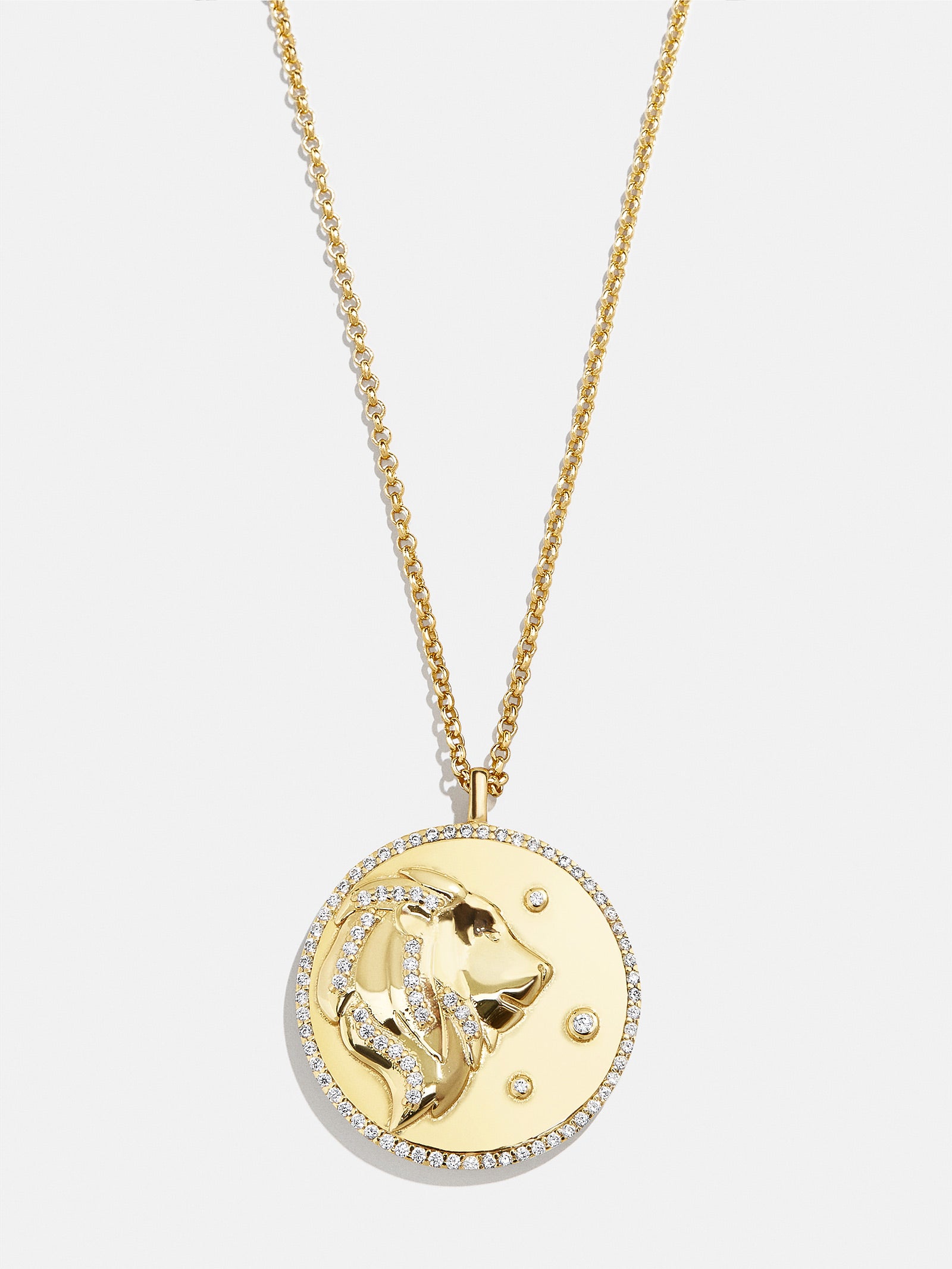 Premium Zodiac 18K Gold Medallion Necklace - Ultimate Astrology Jewelry