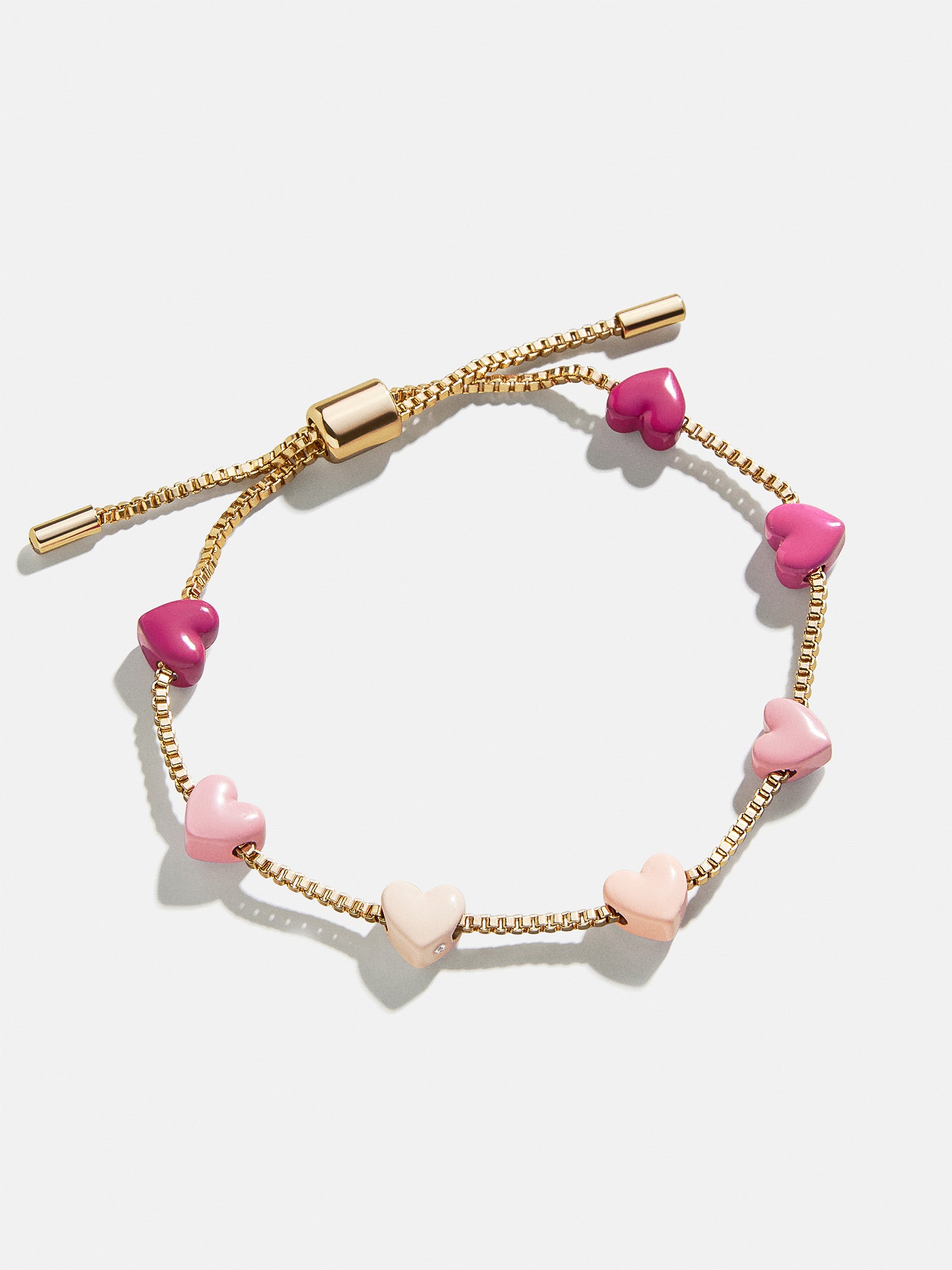 Premium Brittany Kids' Heart Bracelet - Adjustable Pink Gold