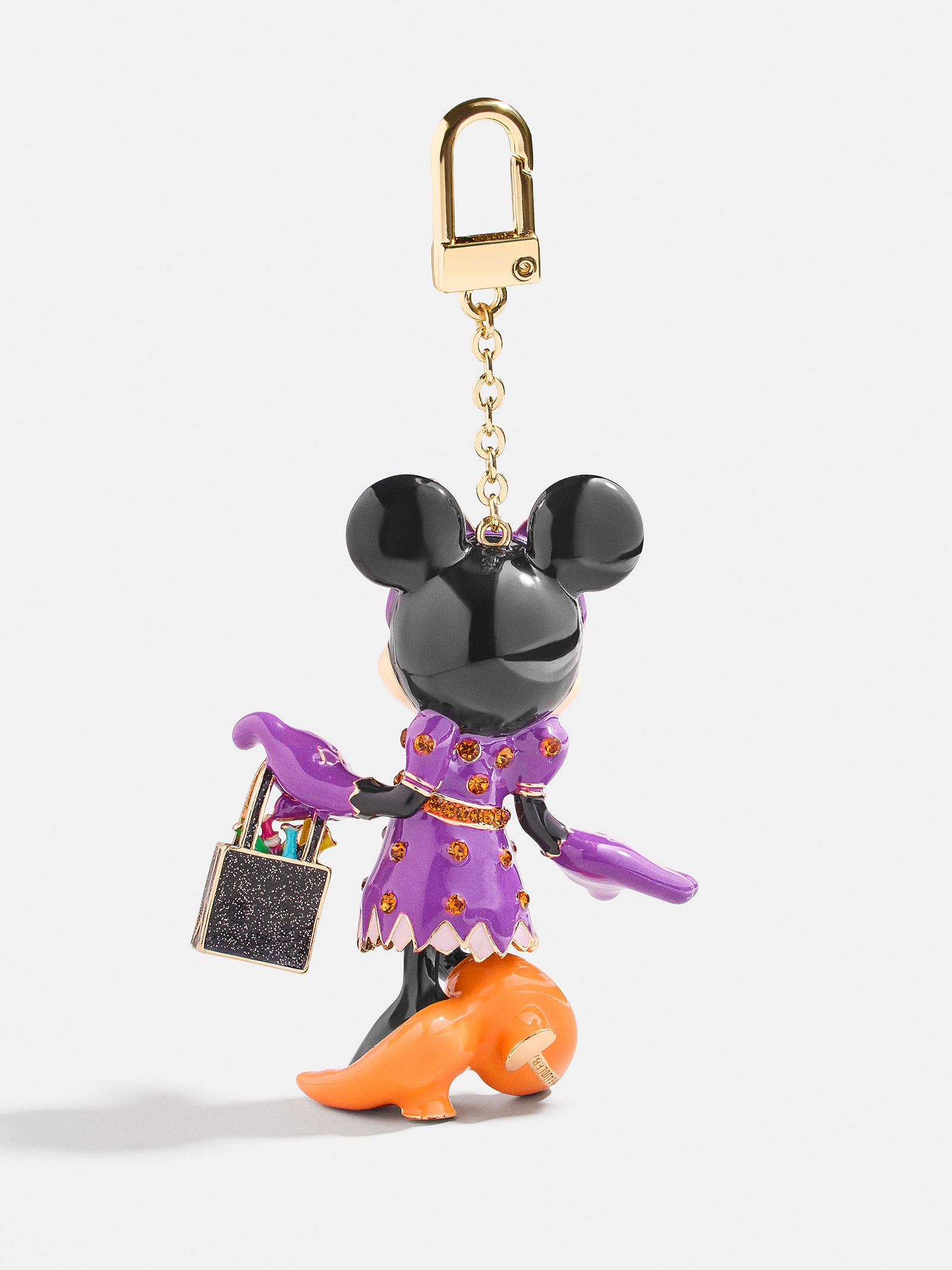 Premium Minnie Mouse Glow-In-The-Dark Bag Charm - Disney Halloween Essential