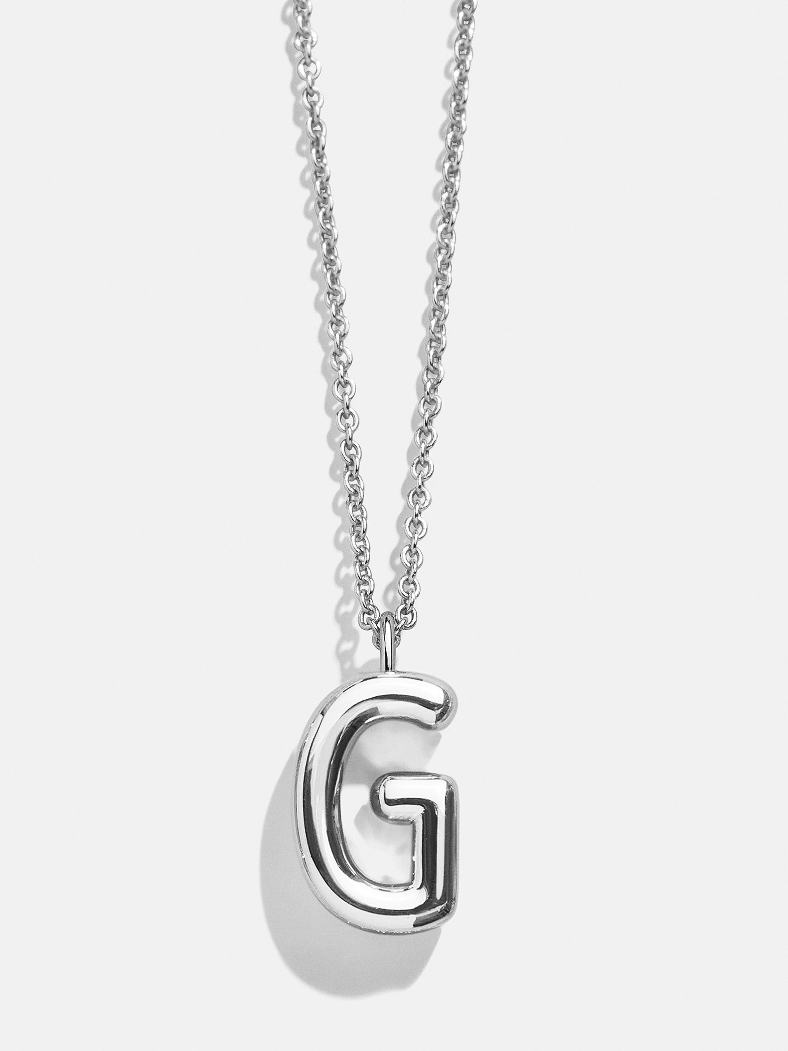 Premium Custom Silver Initial Necklace - Minimalist & Adjustable