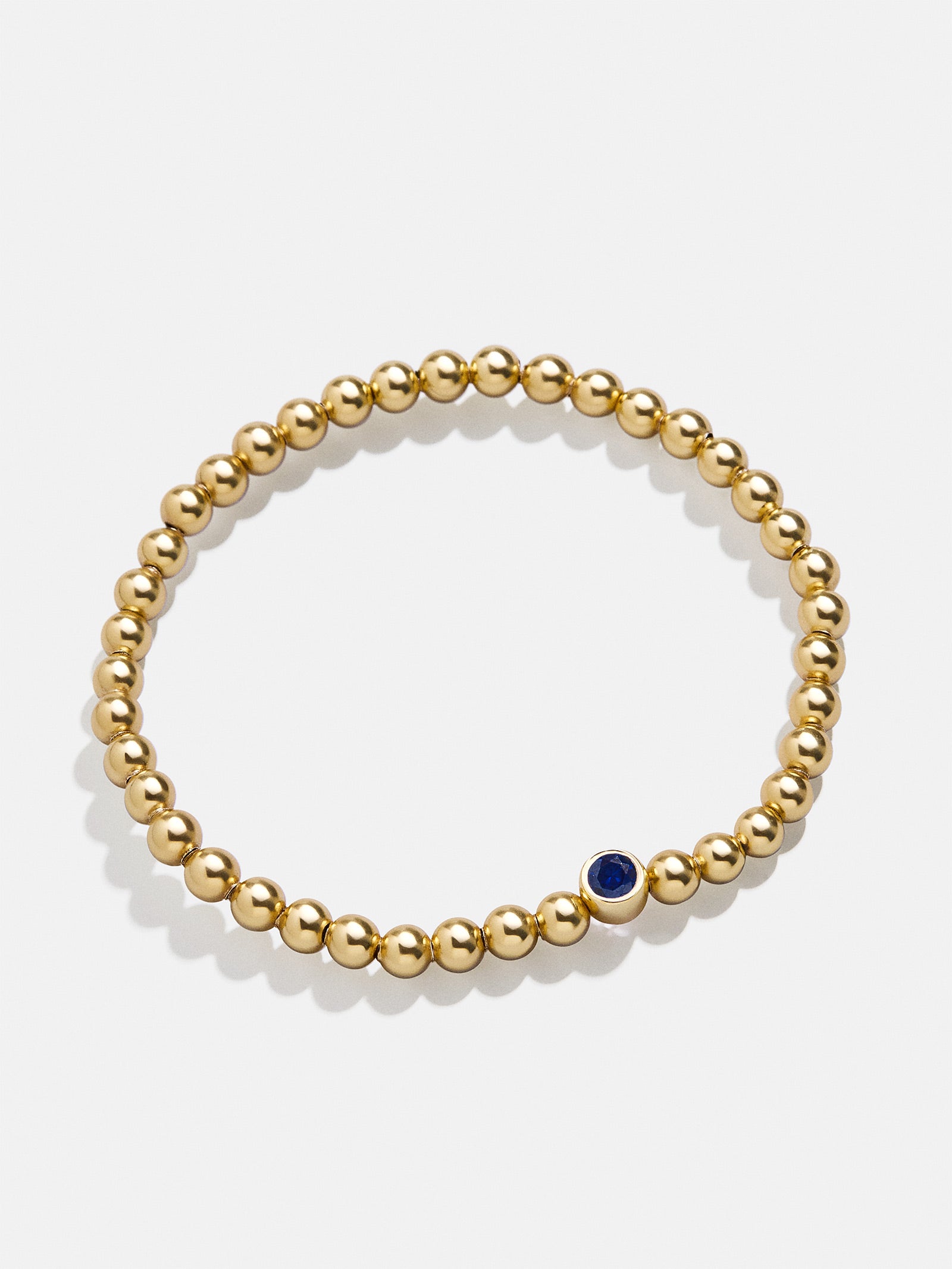 Premium 18K Gold Sapphire Birthstone Bracelet - Ultimate Chic Style