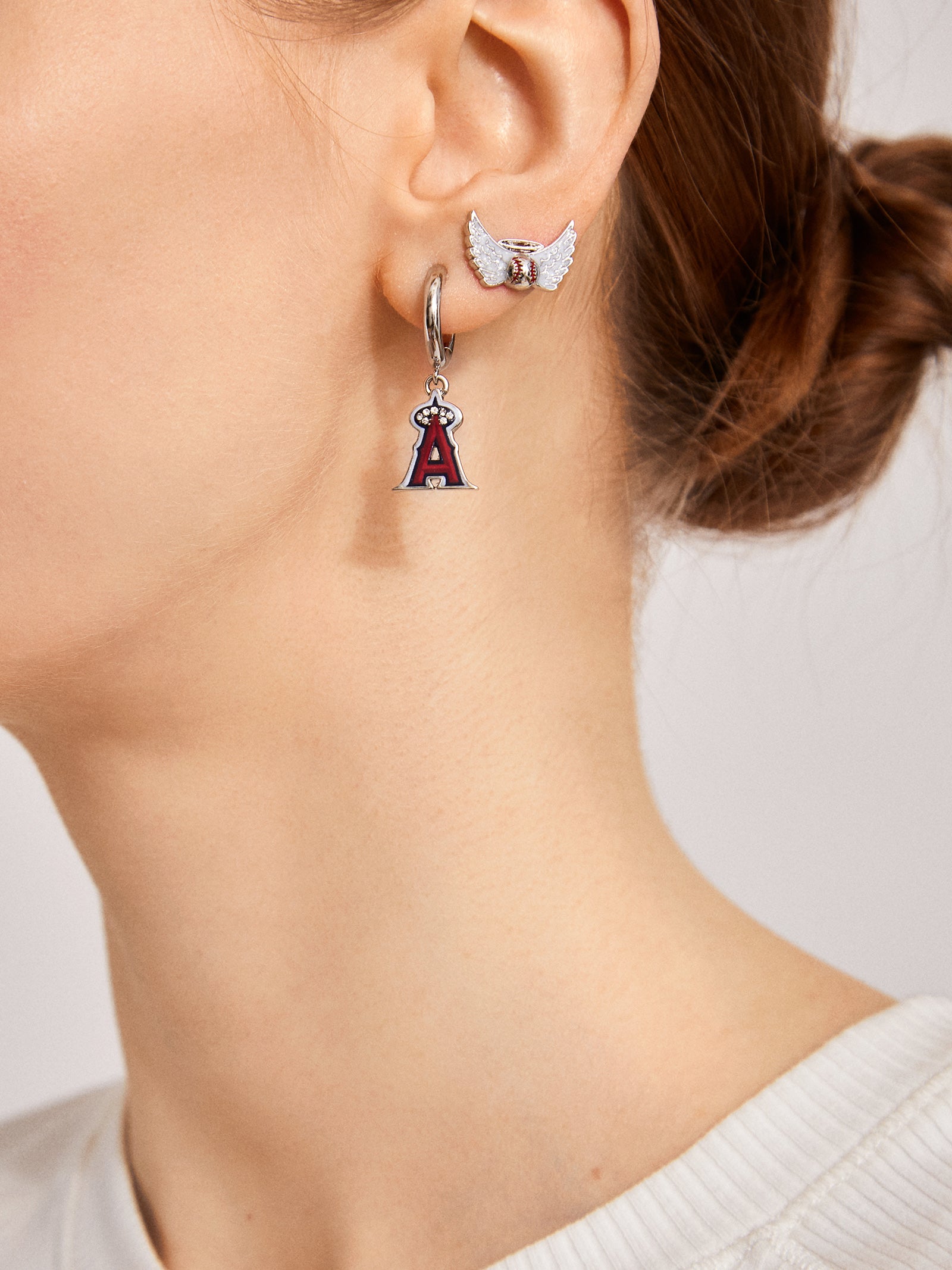 Premium MLB Earring Set - Los Angeles Angels Collection