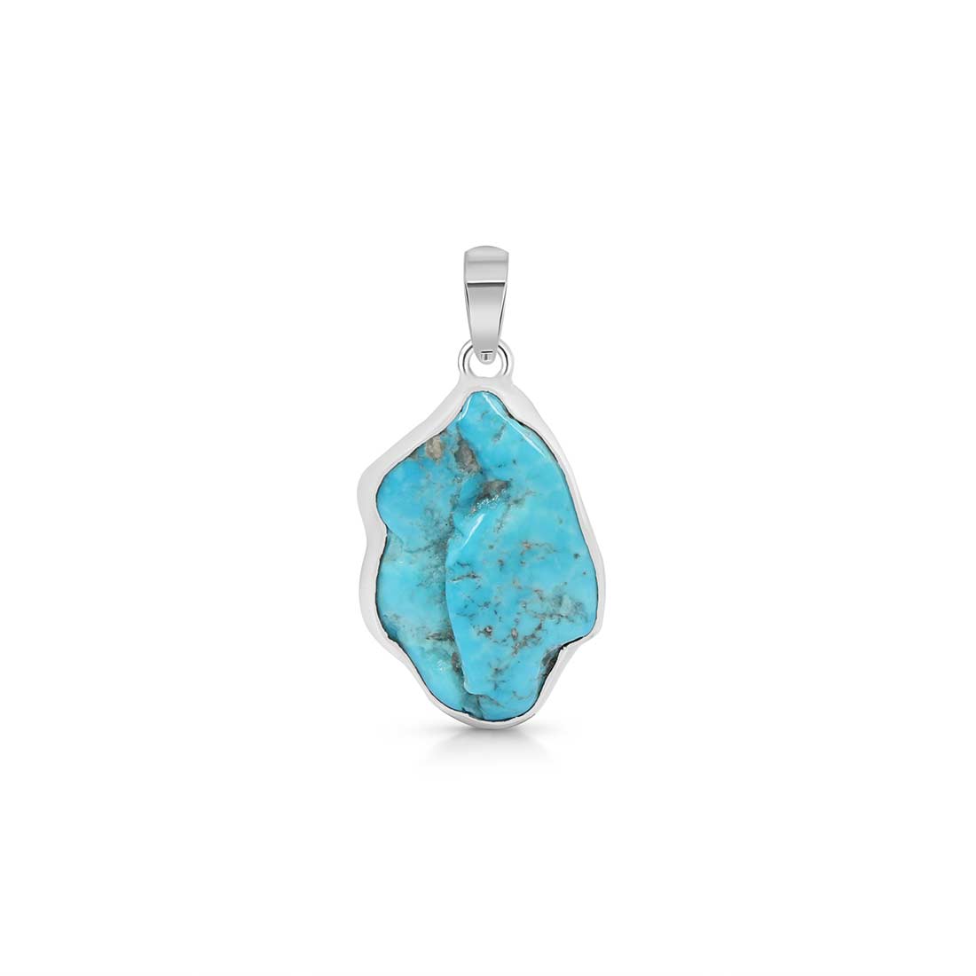 Premium Turquoise Rough Pendant - Ultimate Statement Jewelry (TRQ-P-57)