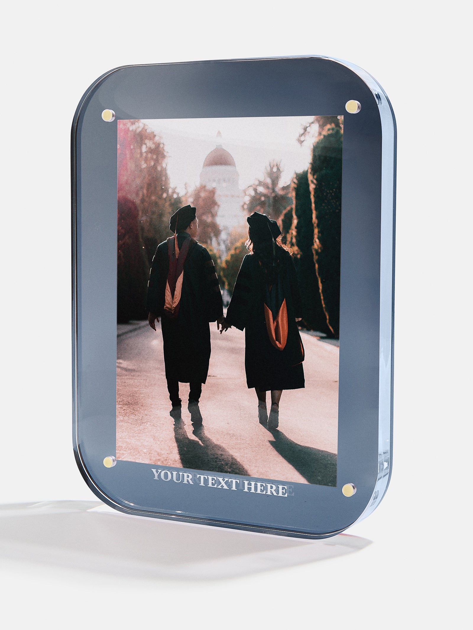 Premium Vertical Acrylic Photo Frame - Modern Rectangle Design