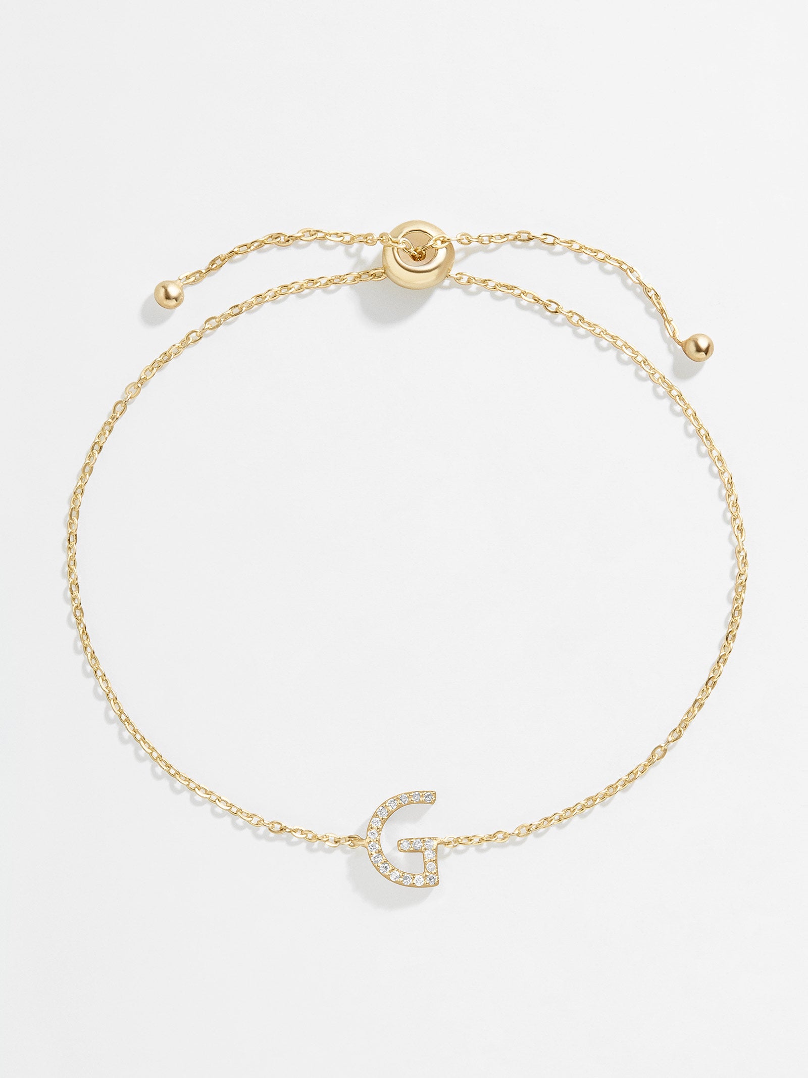 Premium 14K Gold & Diamond Initial Bracelet - Personalized Luxury Jewelry