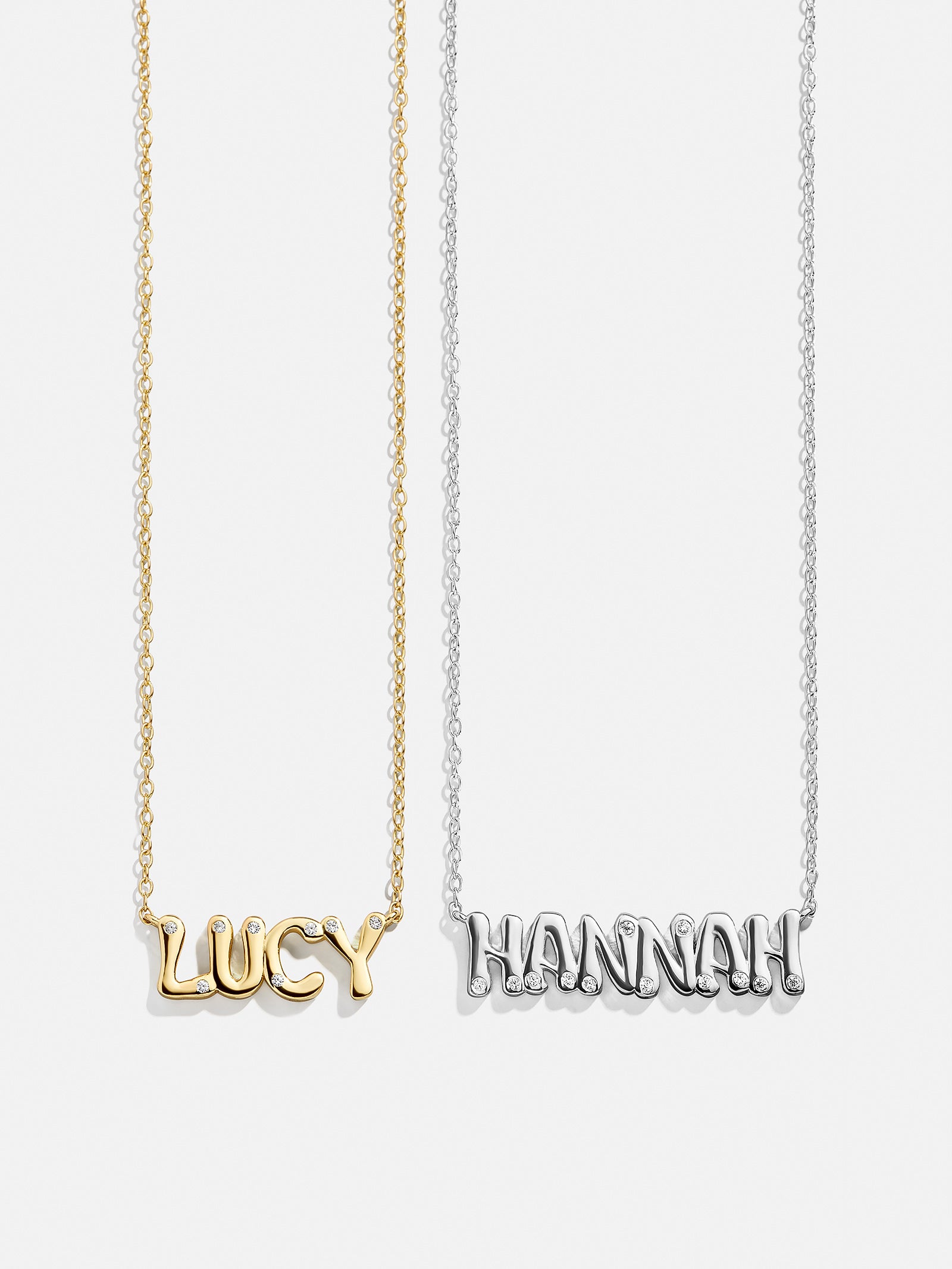 Premium 18K Gold Custom Nameplate Necklace - Barcelona Style