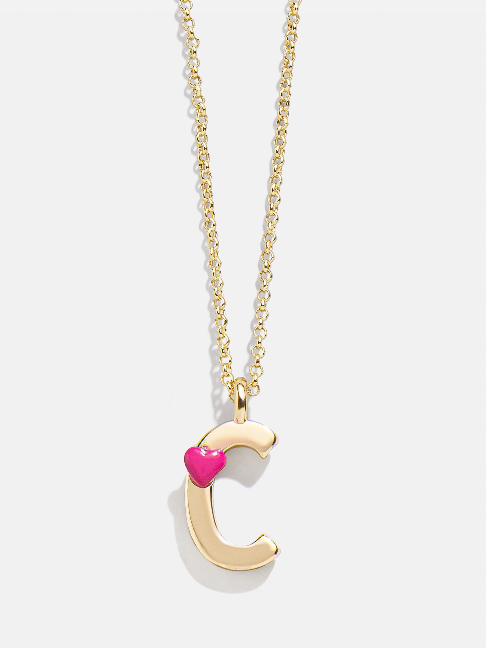 Premium Kids' Heart Initial Necklace - Personalized Gold Jewelry