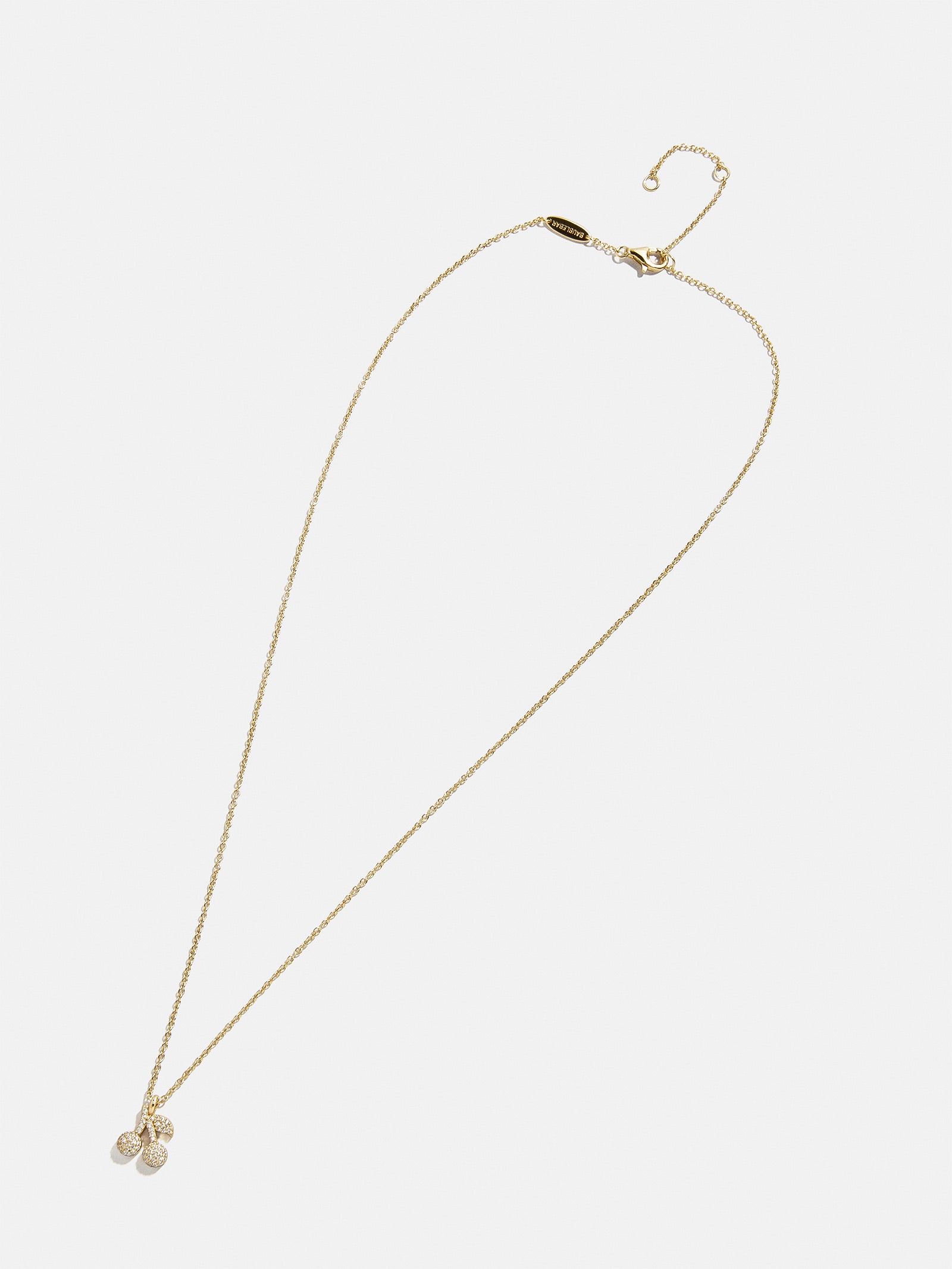 Premium 18K Gold Cherry Motif Necklace - Elegant & Playful