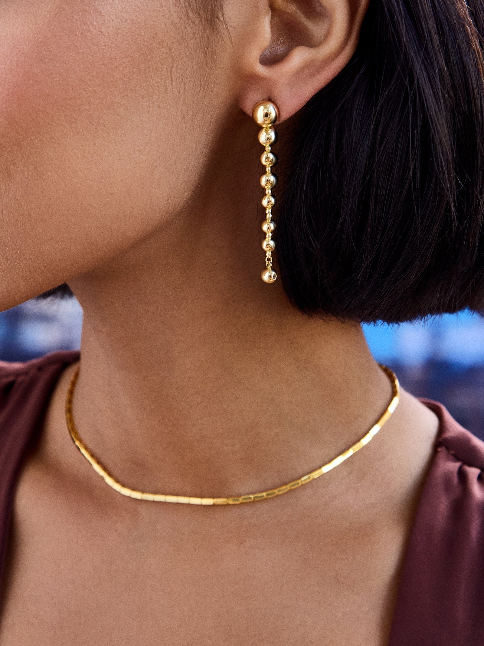 Premium Madison Gold Drop Earrings