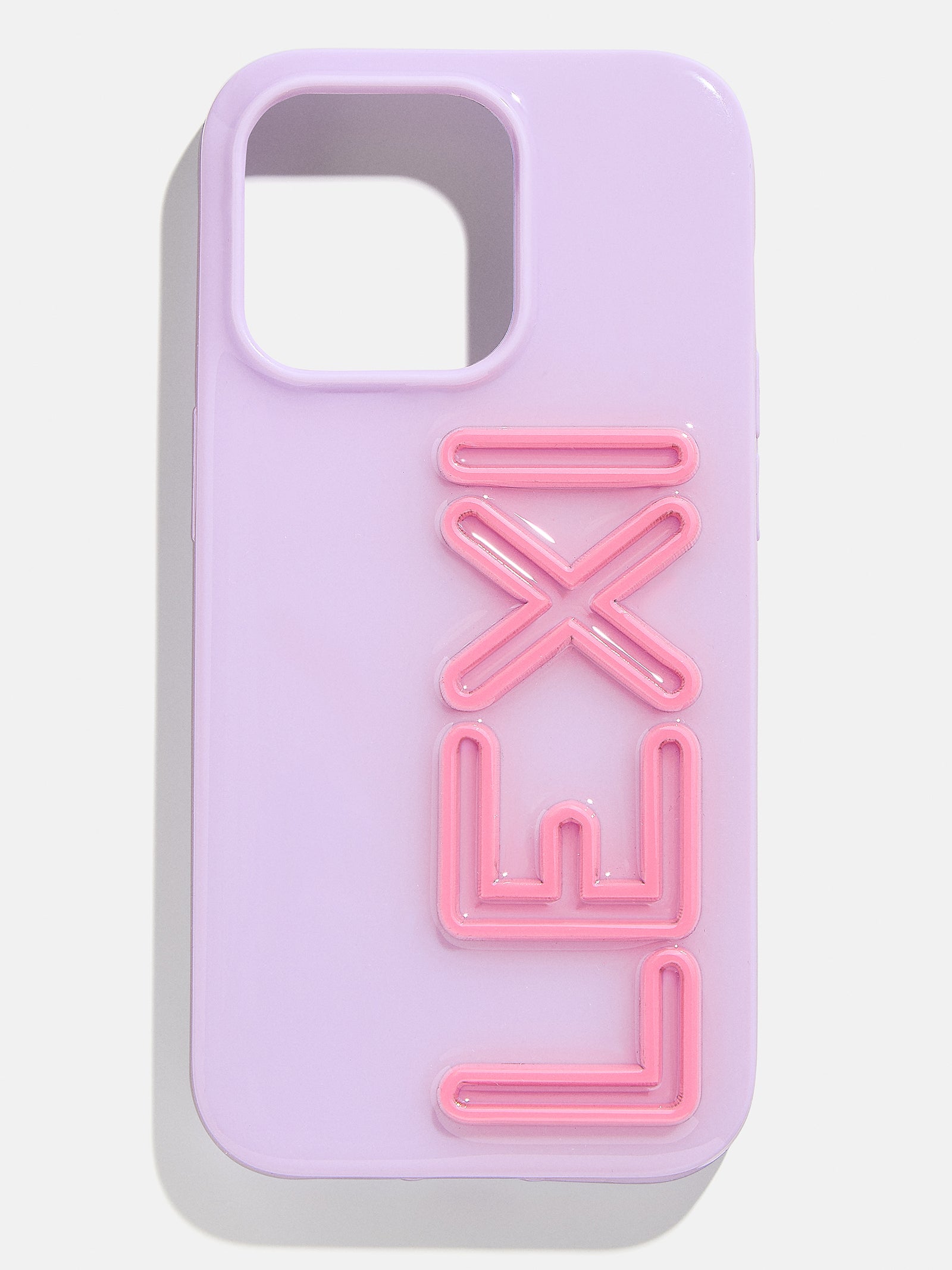 Premium Custom iPhone Case - Lavender & Pink | Personalized Protection