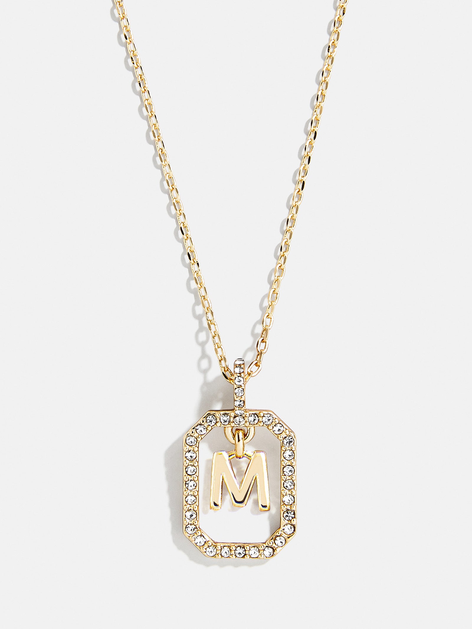 Premium Alicia Initial Necklace - Gold & Pavé Crystal Design