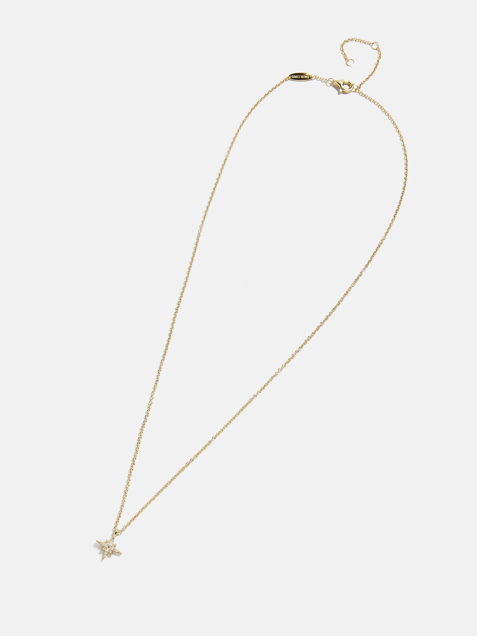 Premium 18K Gold North Star Pendant Necklace