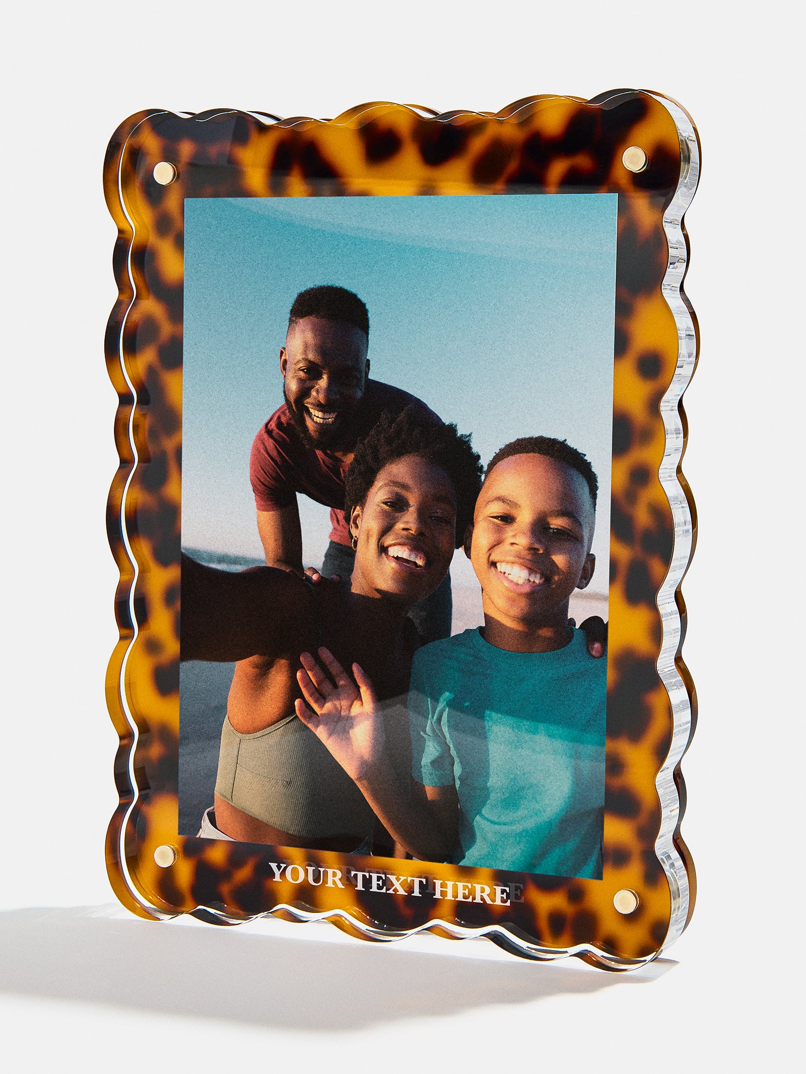 Premium Scalloped Acrylic Photo Frame - Picture Perfect Display