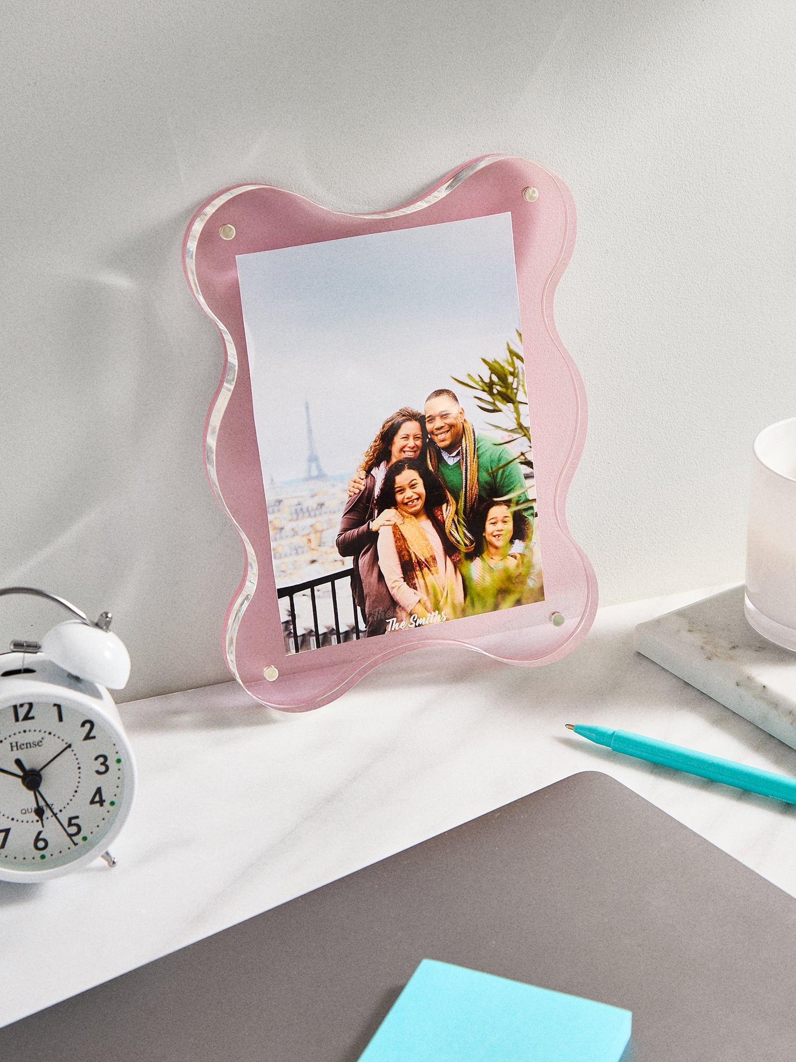 Ultimate Retro Wavy Acrylic Photo Frame - Picture Perfect Design