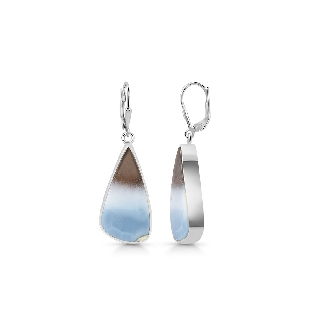 Premium Blue Opal Earrings - Ultimate Elegance (BLO-E-11)