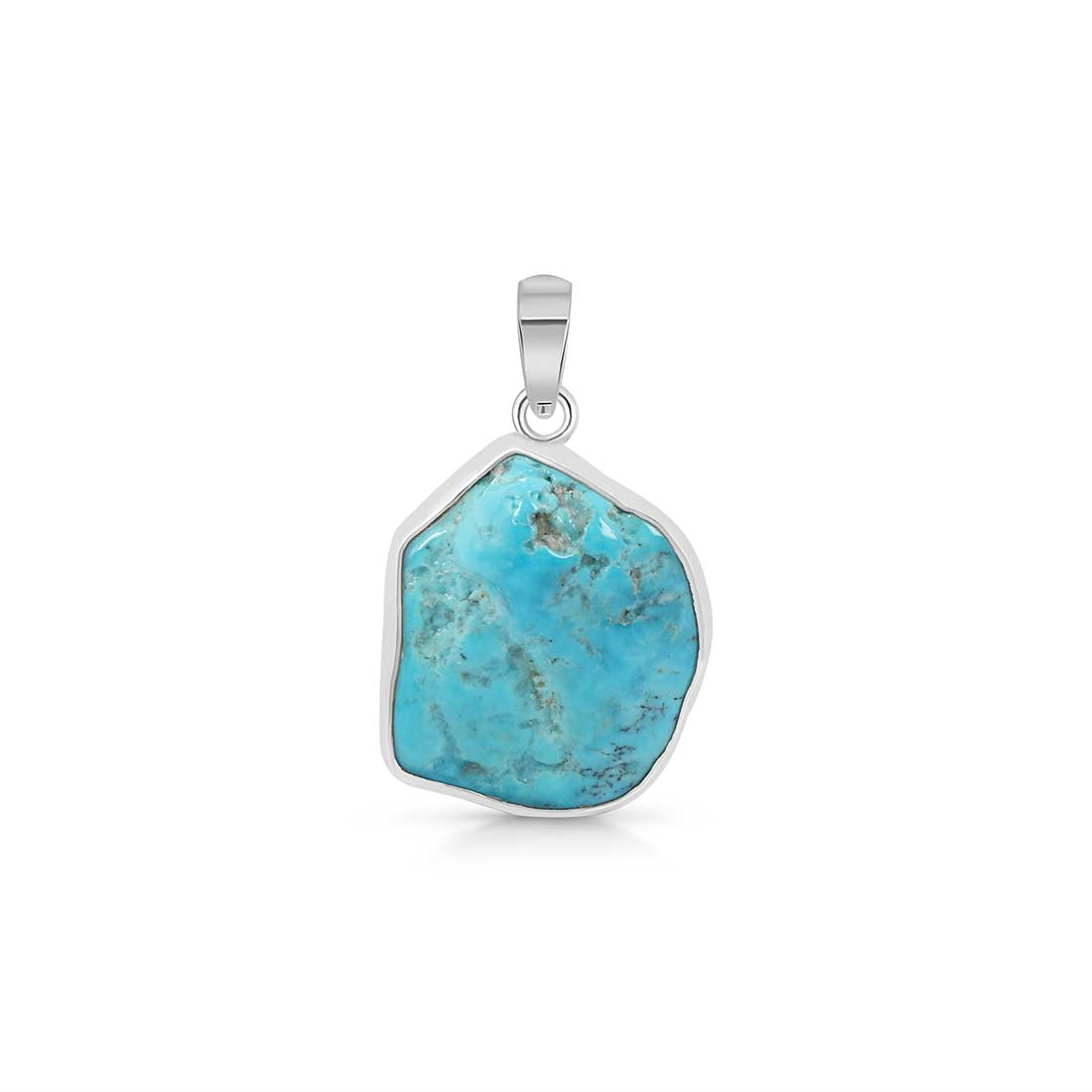 Premium Turquoise Rough Pendant - Authentic Sagacia Jewelry (TRQ-P-49)