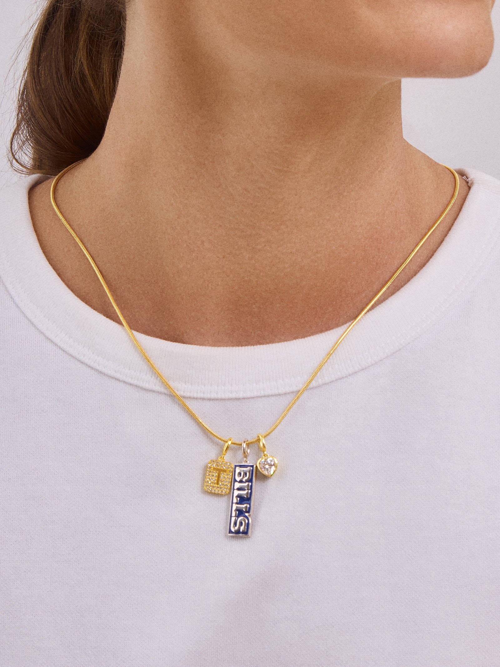 Premium NFL Buffalo Bills Cluster Charm by WEAR x Erin Andrews & BaubleBar