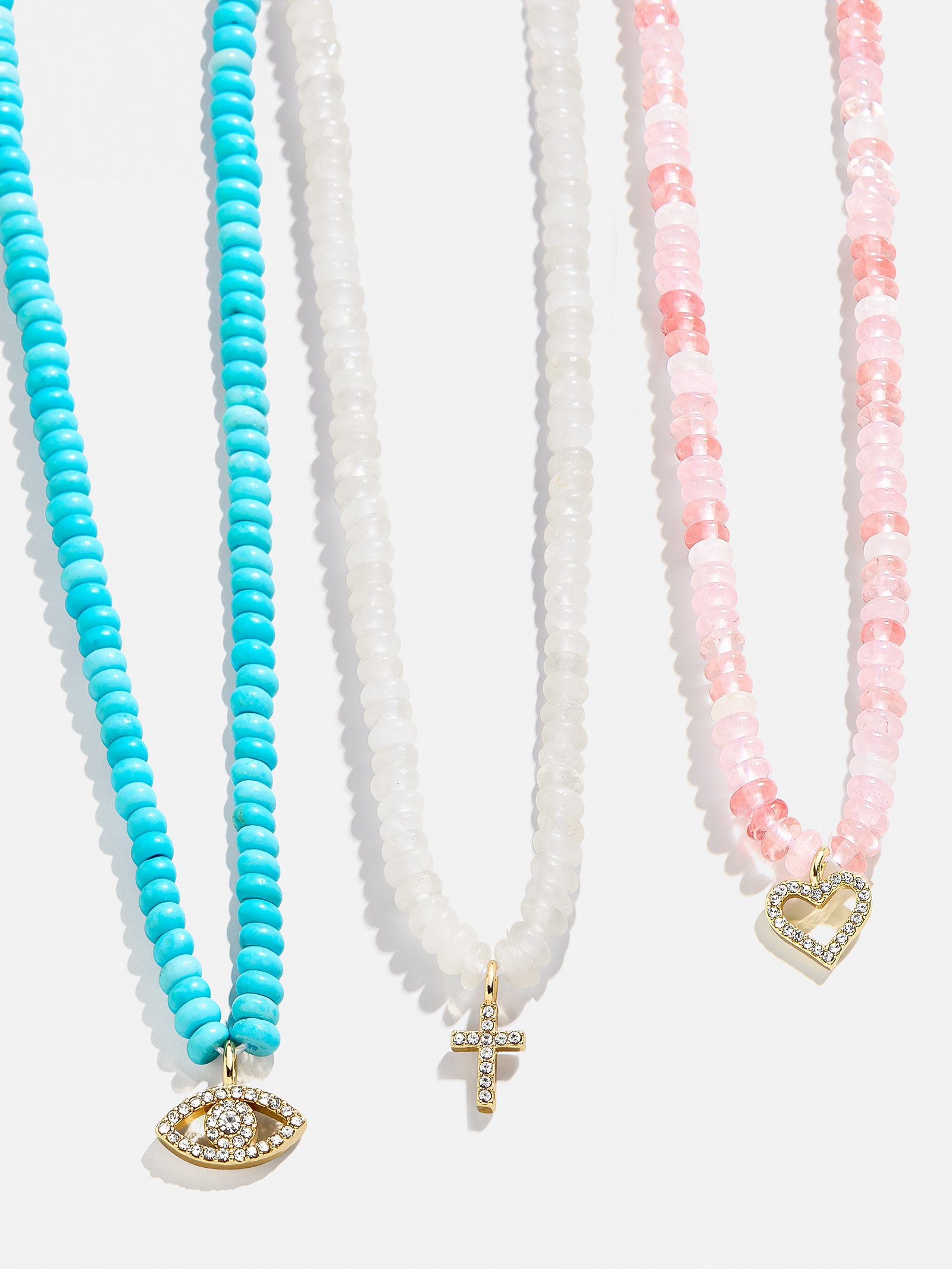 Premium High Energy Semi-Precious Cross Necklace - Faith-Inspired Elegance