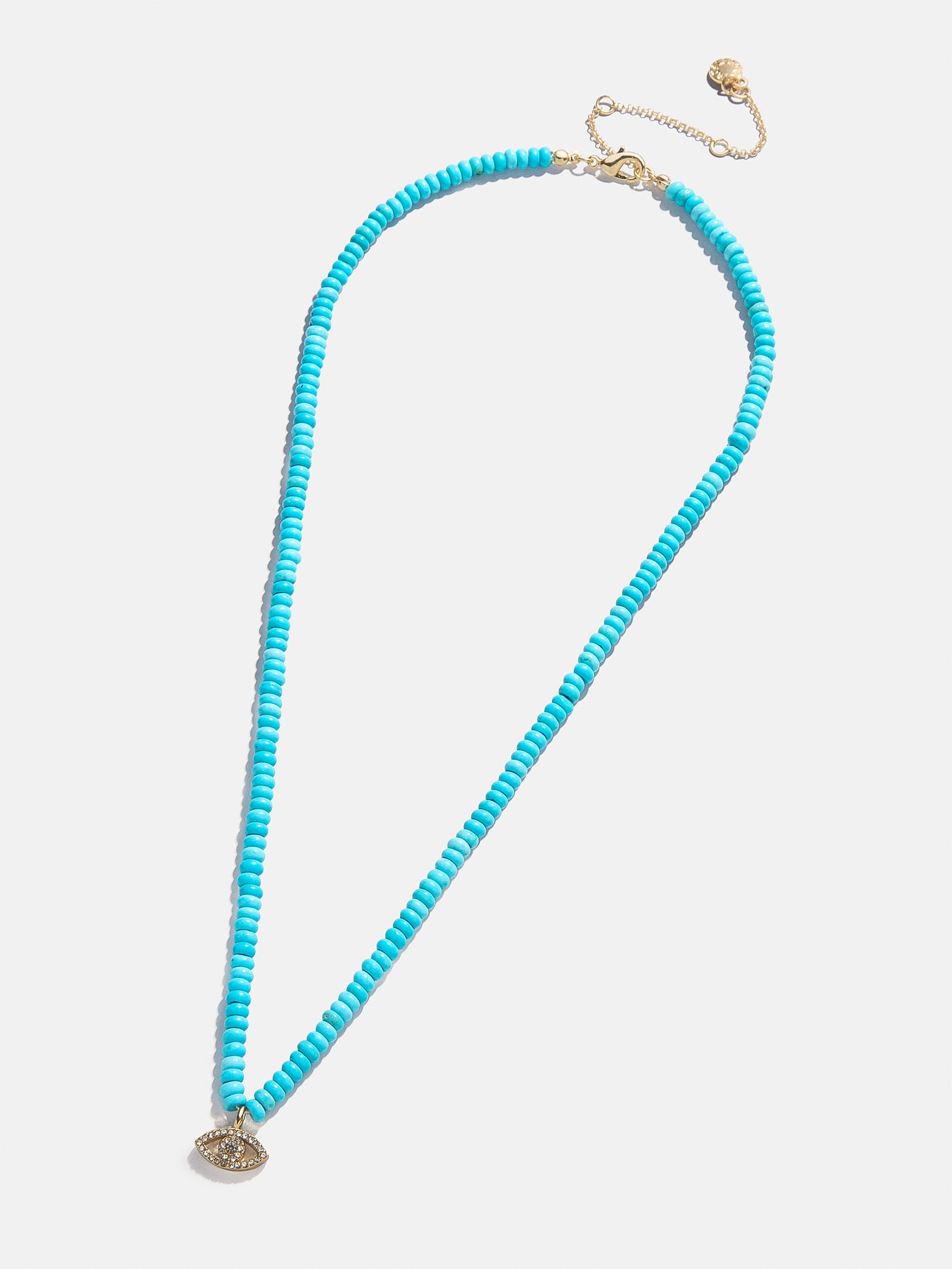 Premium Evil Eye Necklace with Semi-Precious Beads