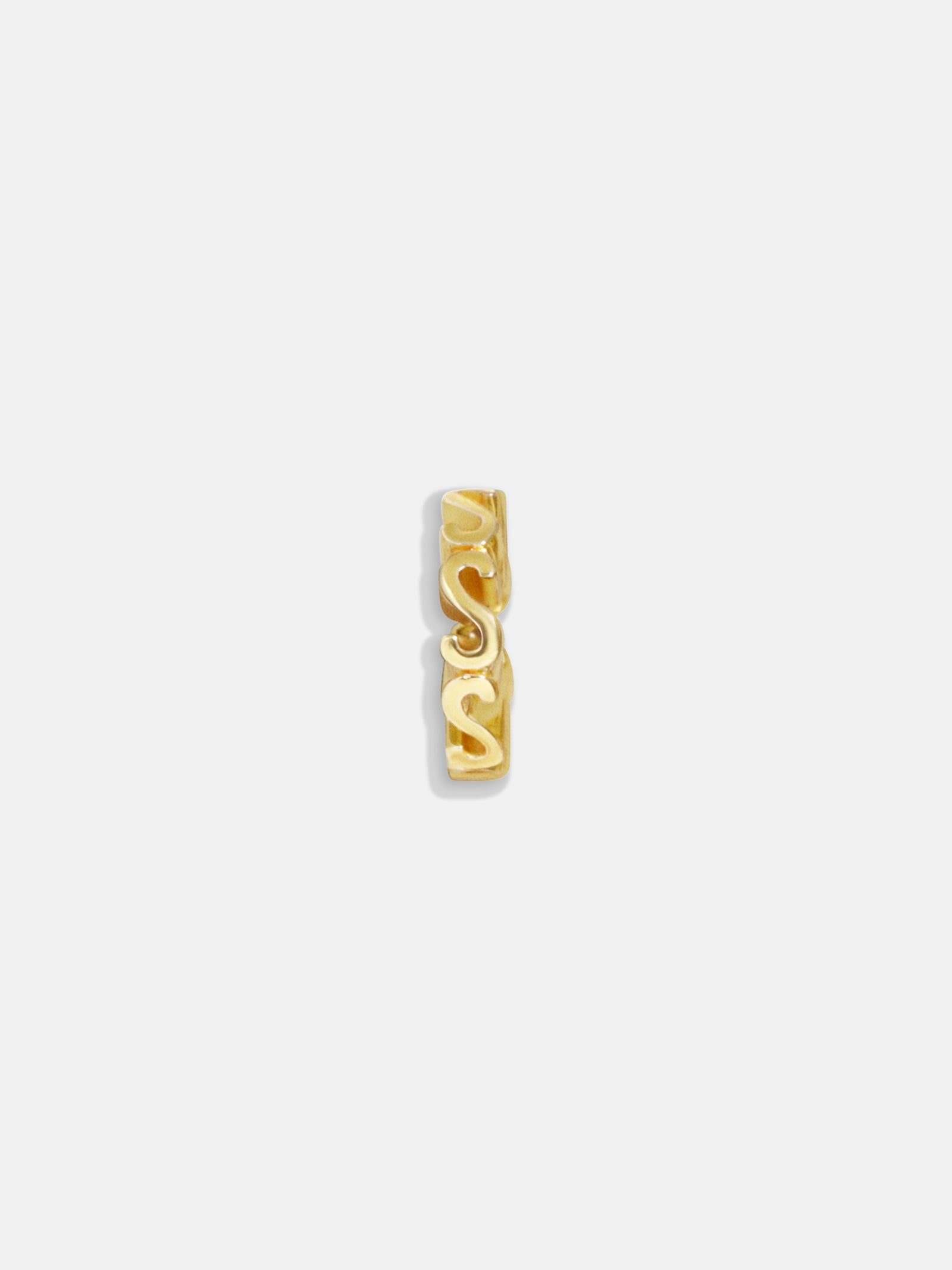 Premium Gold Initial Bead Charm - Sleek & Modern