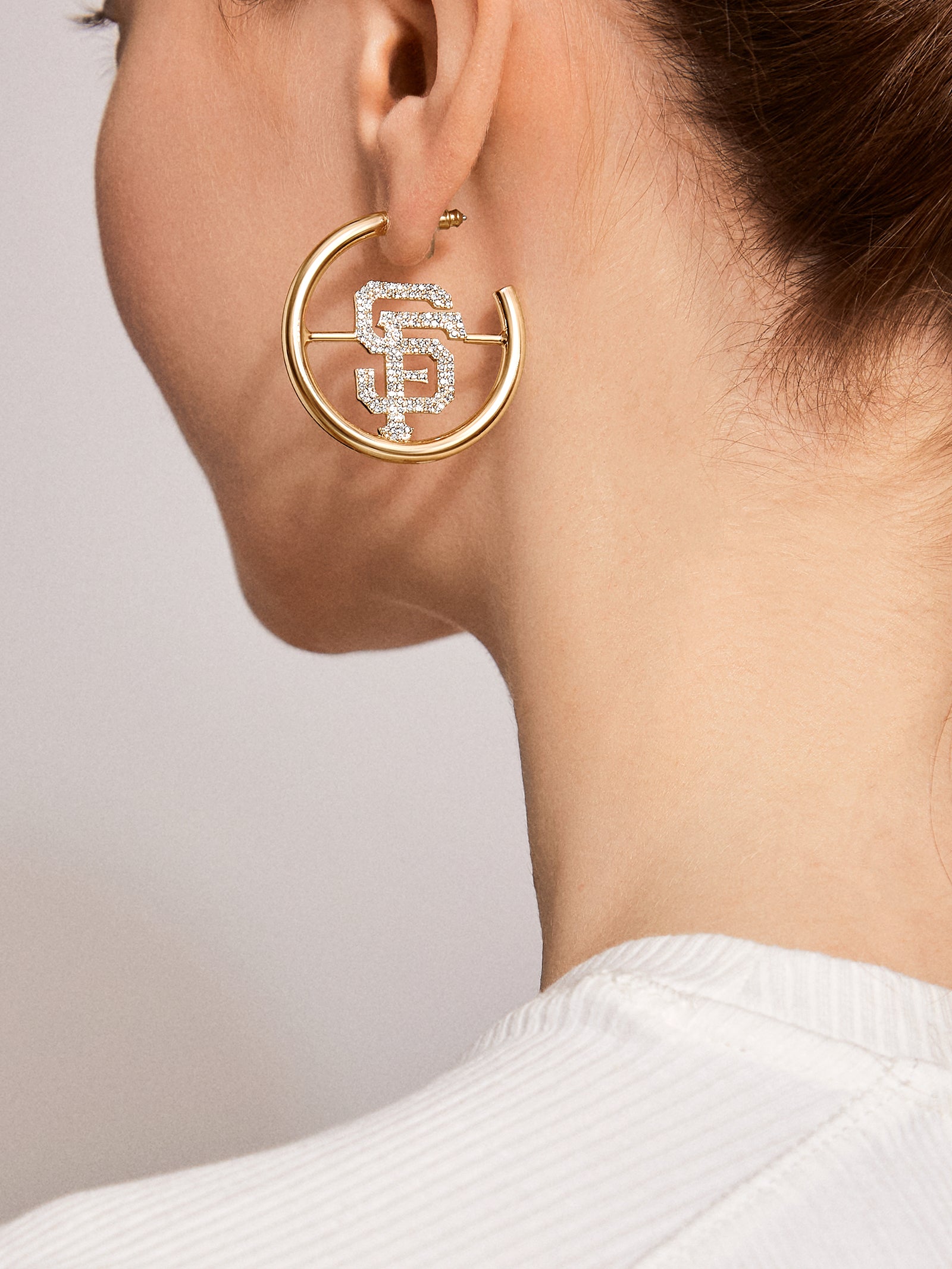 Premium MLB Gold Logo Hoops - San Francisco Giants Collection