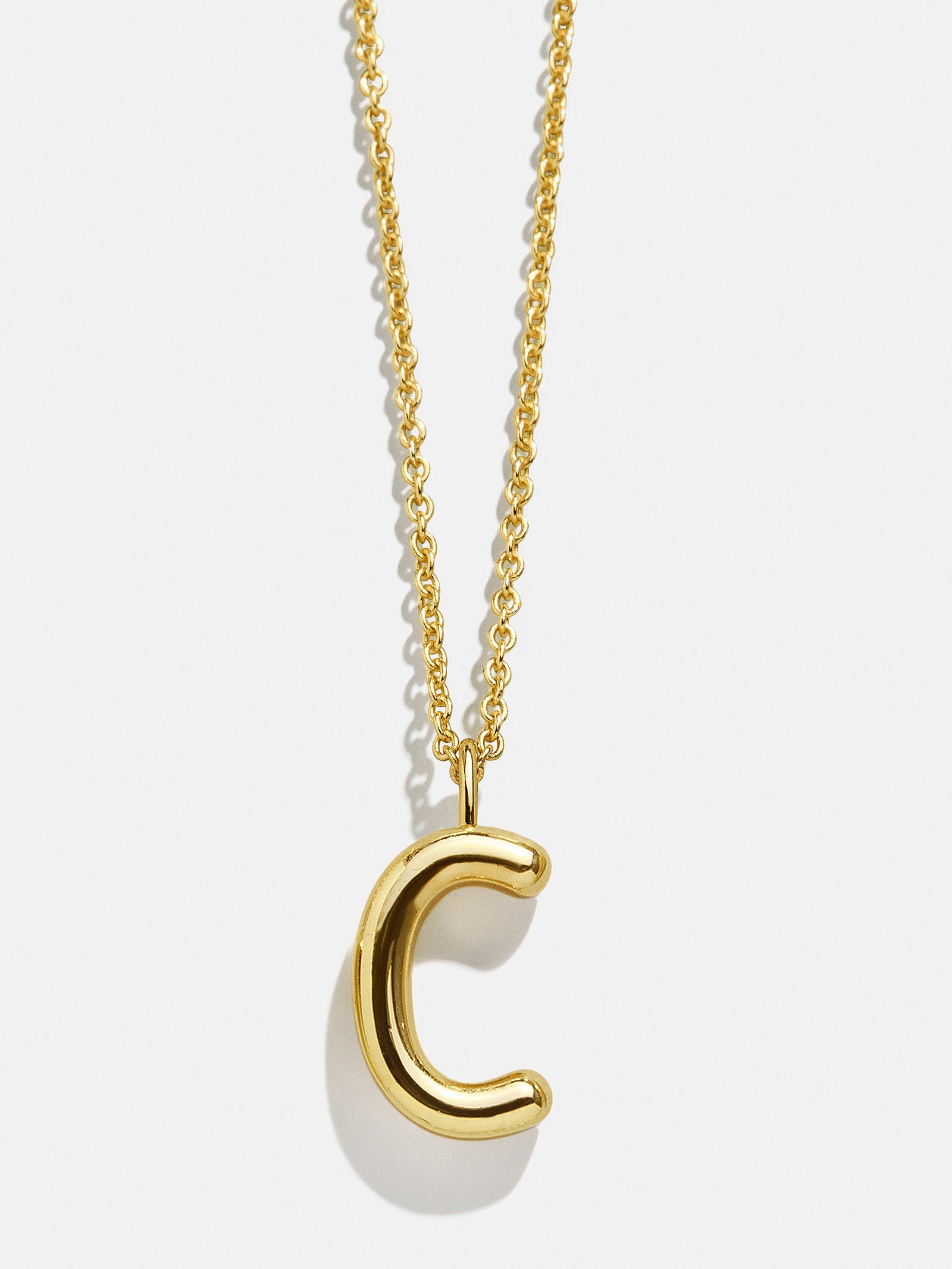 Premium Custom Gold Initial Necklace - Gold Plated Brass for Personalized Style