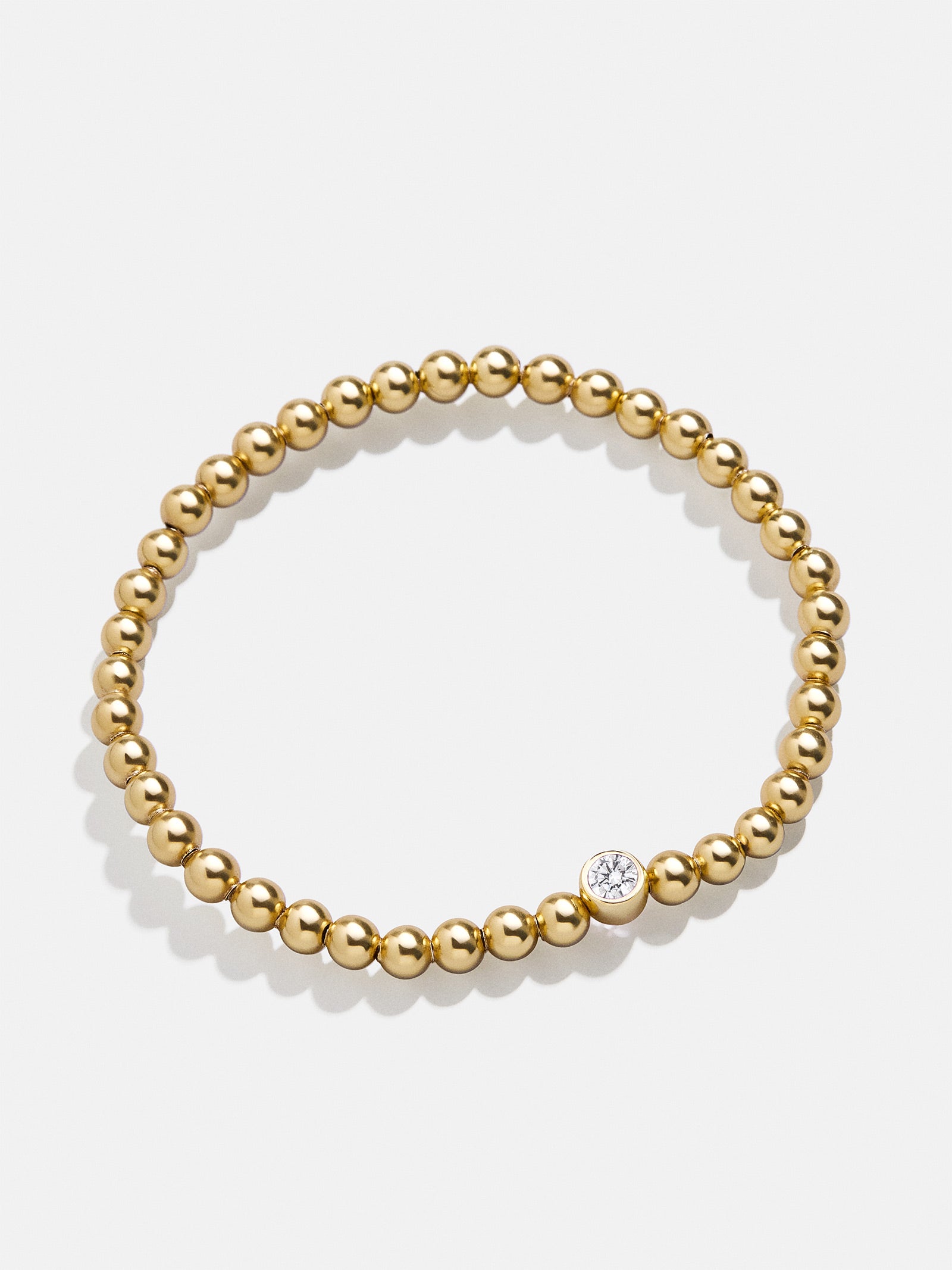 Ultimate 18K Gold Birthstone Pisa Bracelet - Crystal Elegance