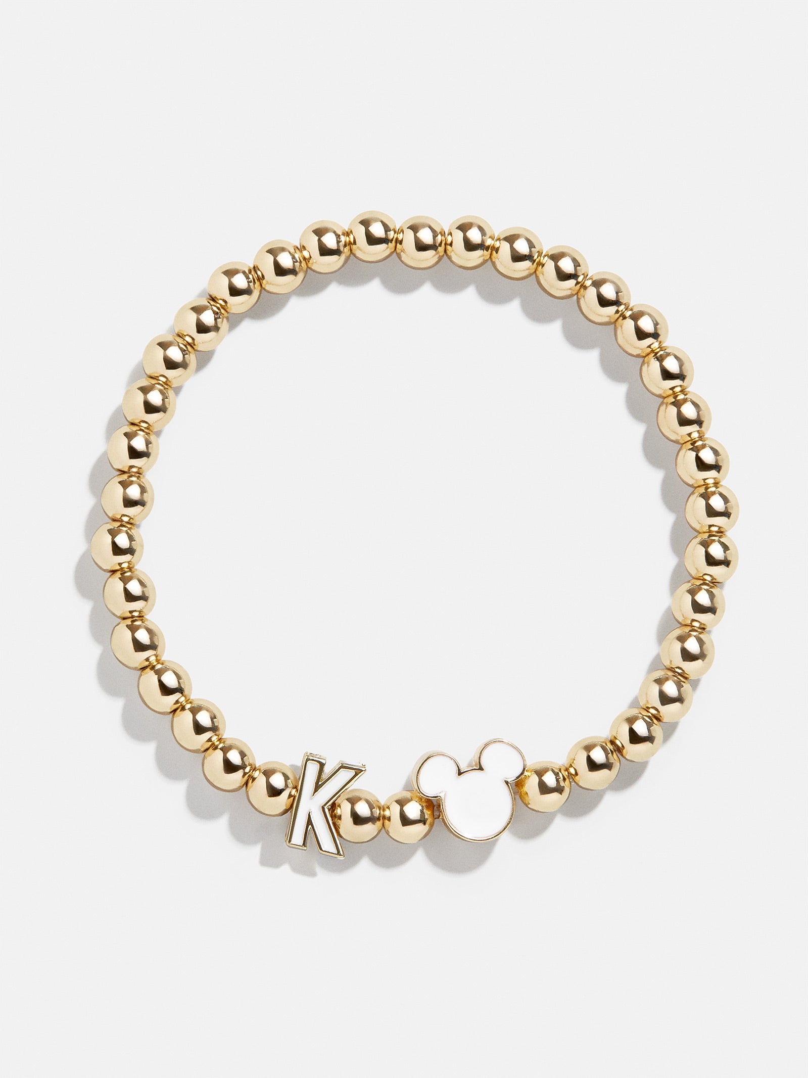 Premium Mickey Mouse Disney Initial Pisa Bracelet - White