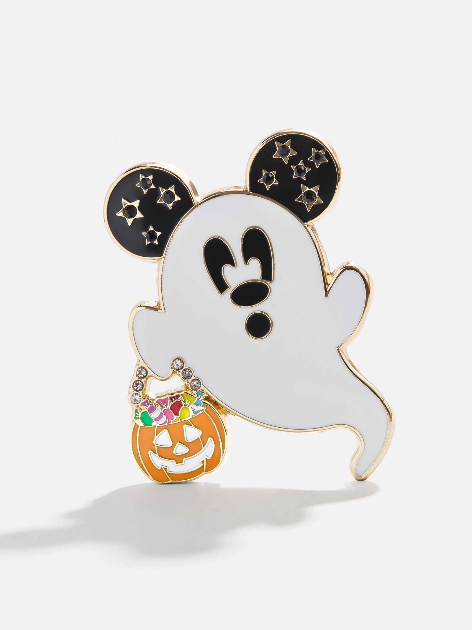 Premium Mickey Mouse Ghost Pin - Hauntingly Cute Disney Accessory