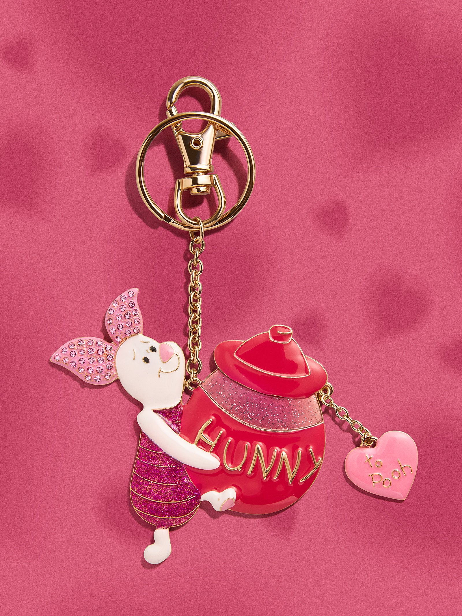 Premium Disney Piglet Hunny 2D Bag Charm - Adorable Piglet Accessory