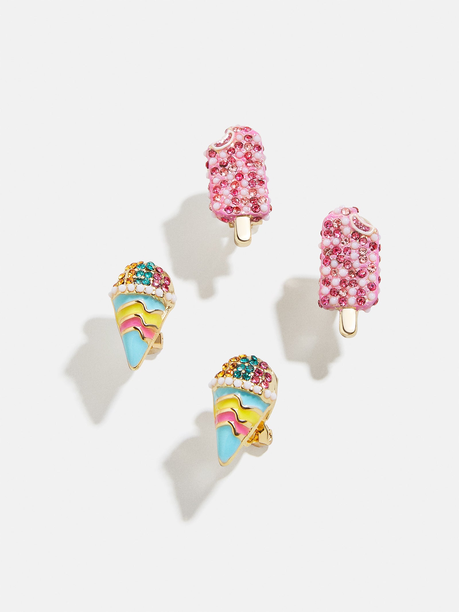 Ultimate Sweet Treats Kids' Clip-On Earring Set - Snowcone Delight