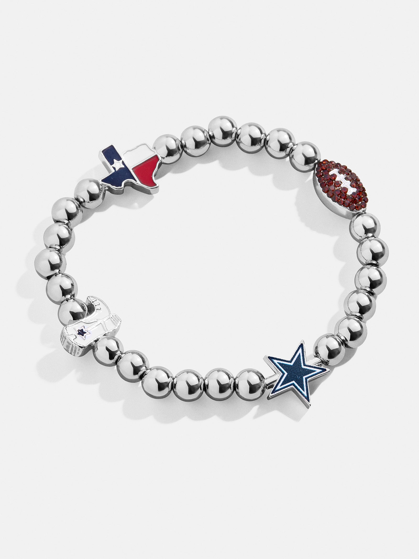 Premium Dallas Cowboys NFL Charm Bracelet - Ultimate Team Spirit