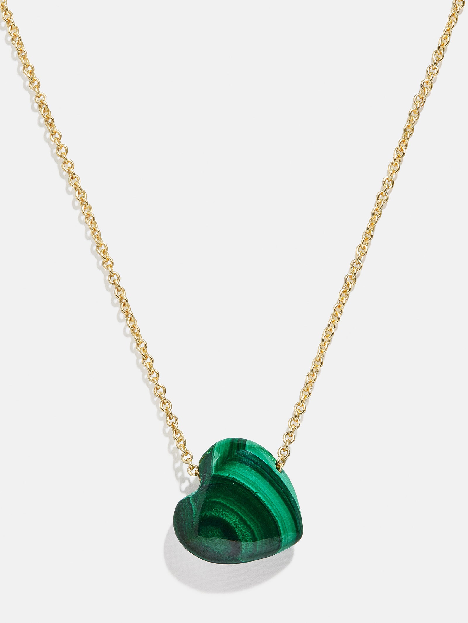 Premium Juno Malachite Necklace - Heart-Shaped Healing Stone