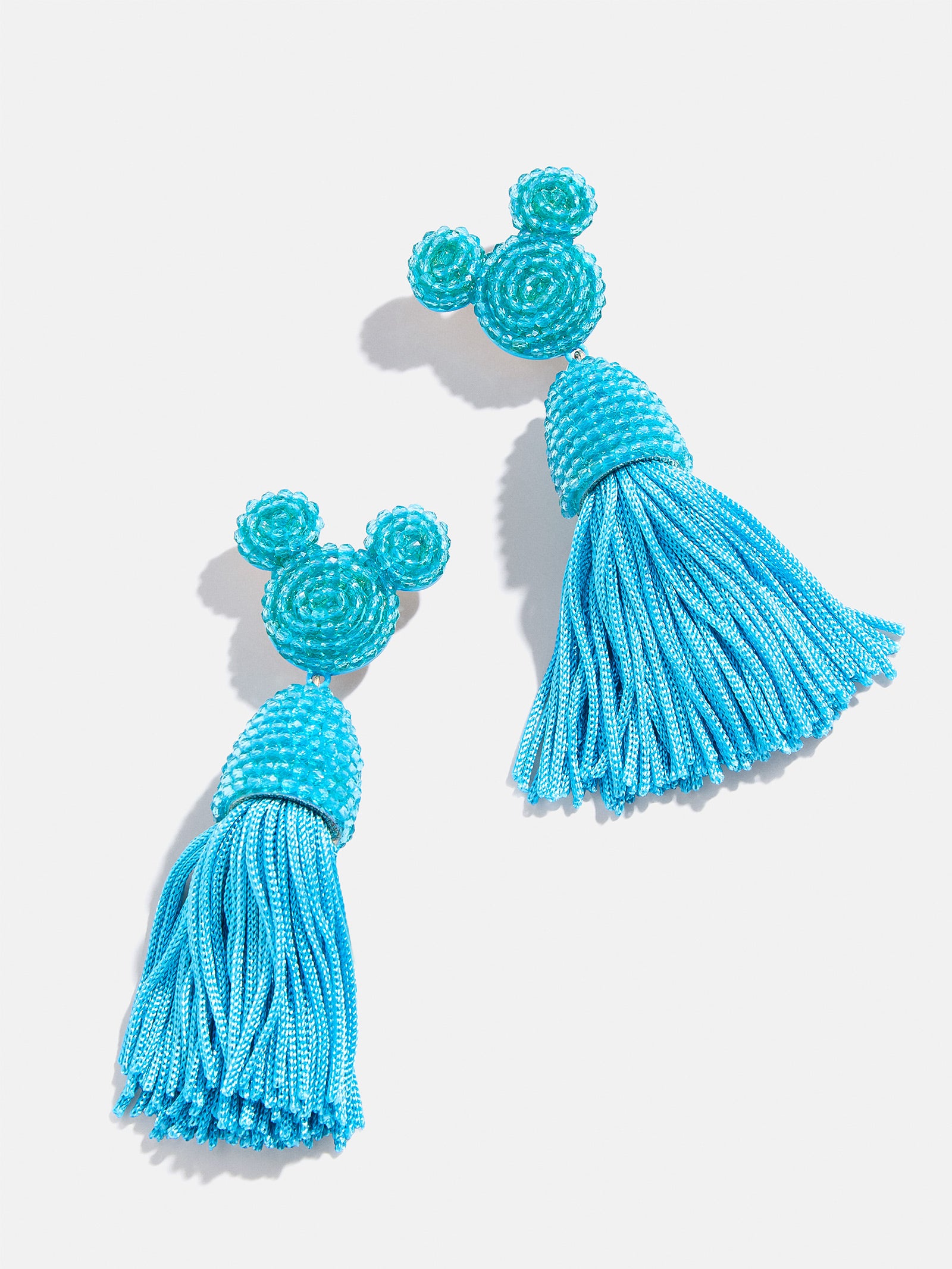 Premium Disney Mickey Mouse Tassel Earrings - Blue | Ultimate Style Statement