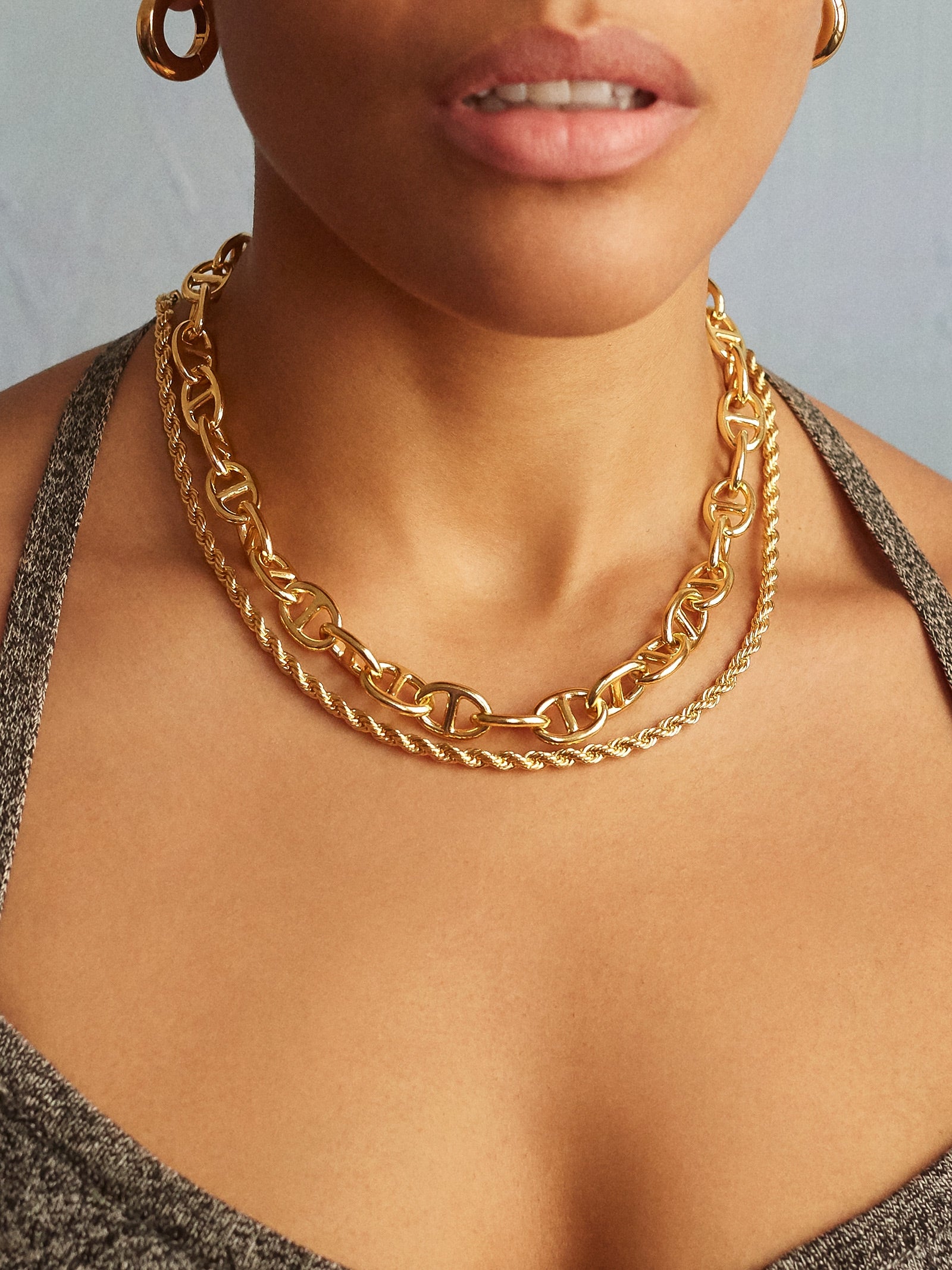 Premium Mini Petra Necklace - Ultimate Gold Elegance