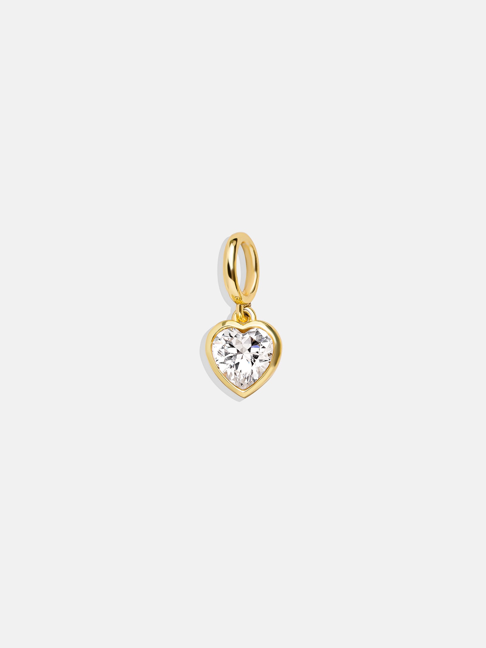 Premium Heart Cluster Charm - Elegant Crystal Heart Design