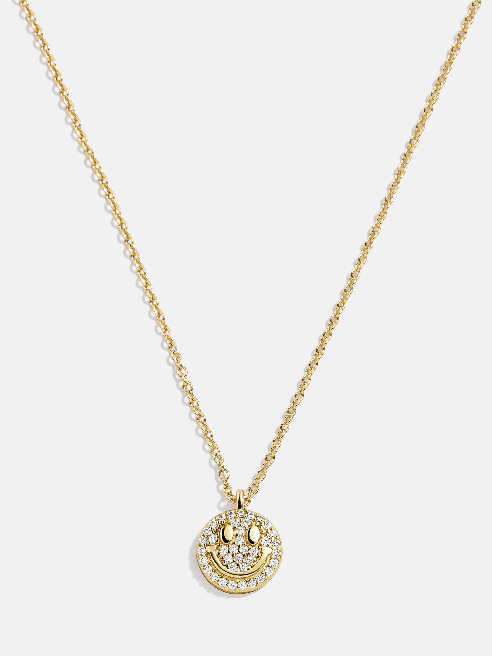 Premium 18K Gold Smiley Face Necklace - Ultimate Everyday Charm