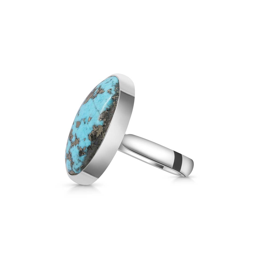 Premium Turquoise Adjustable Statement Ring - TRQ-R-144